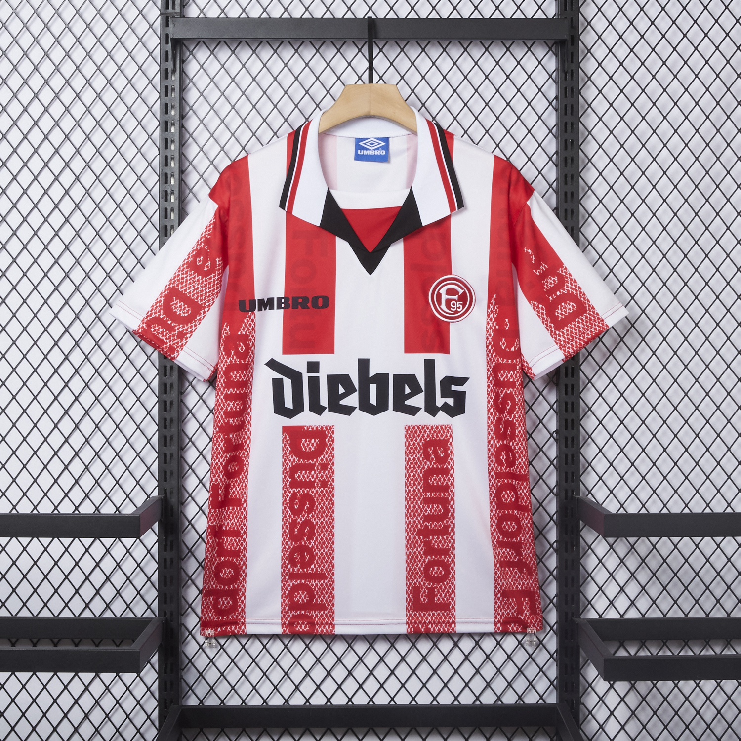 AlphaJersey-Retro Fortuna Düsseldorf 1996-98 Home Jersey