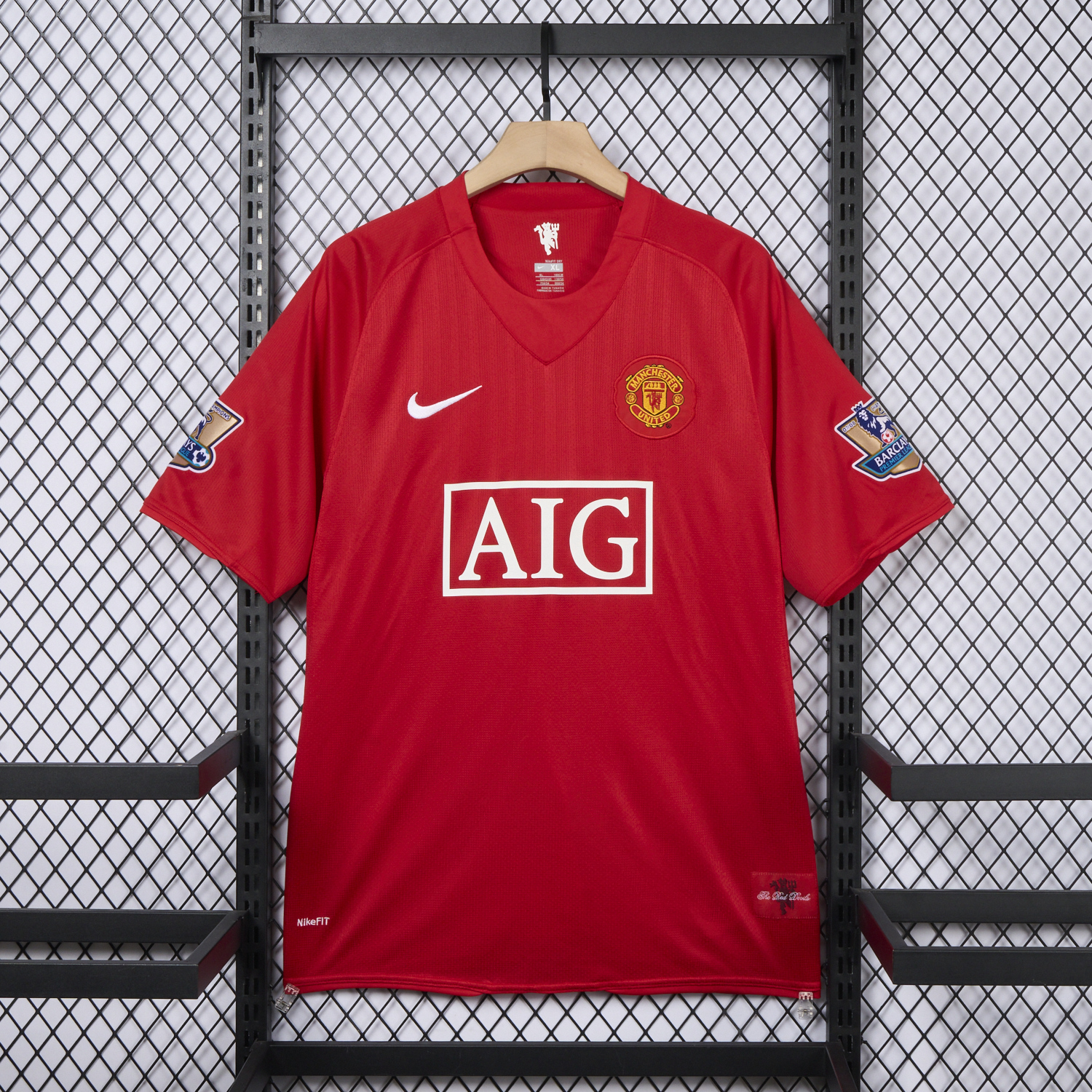 AlphaJersey-Retro Manchester United 2007-09 Home Jersey