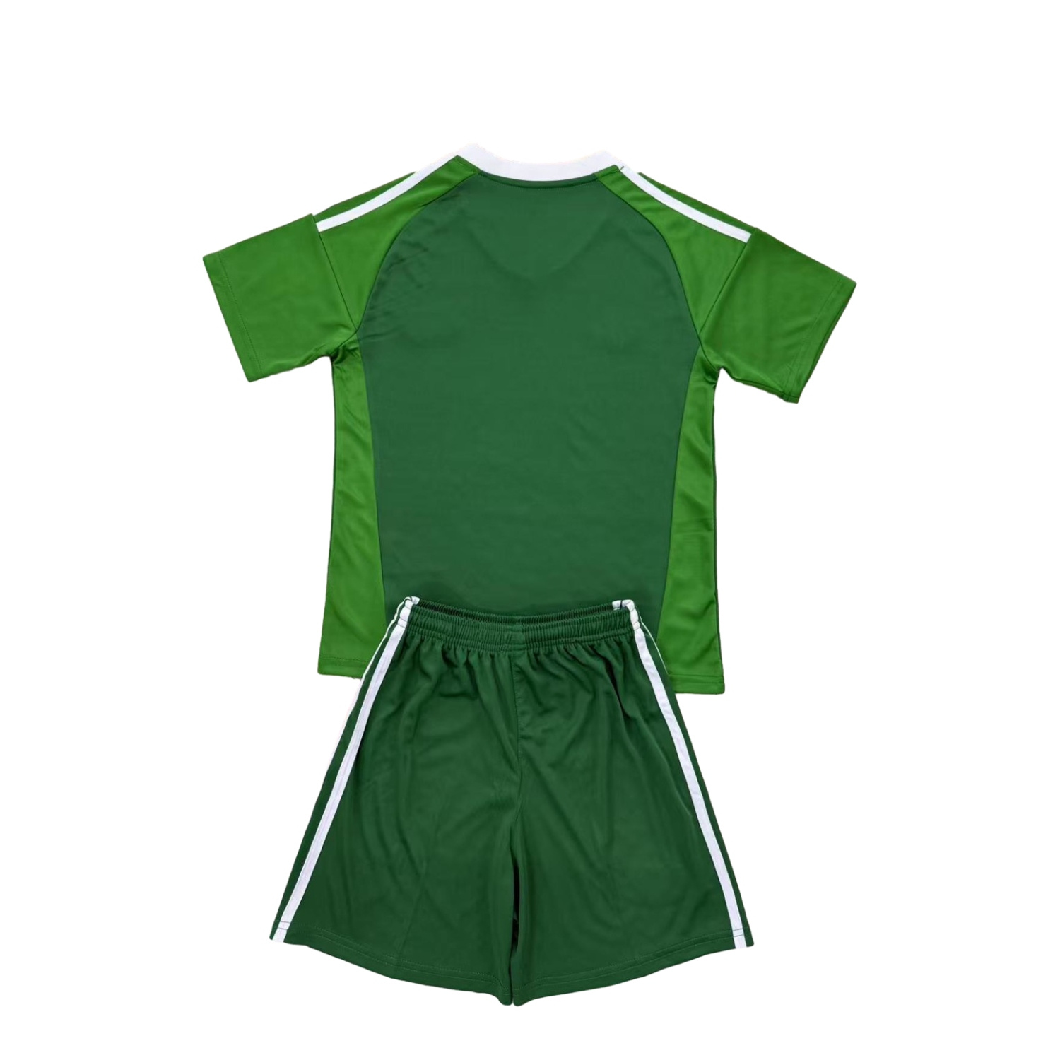 AlphaJersey-Argentina 25-26 Throwback Trefoil Green Goalkeeper Men's Adult Jersey Set - Fans Version
