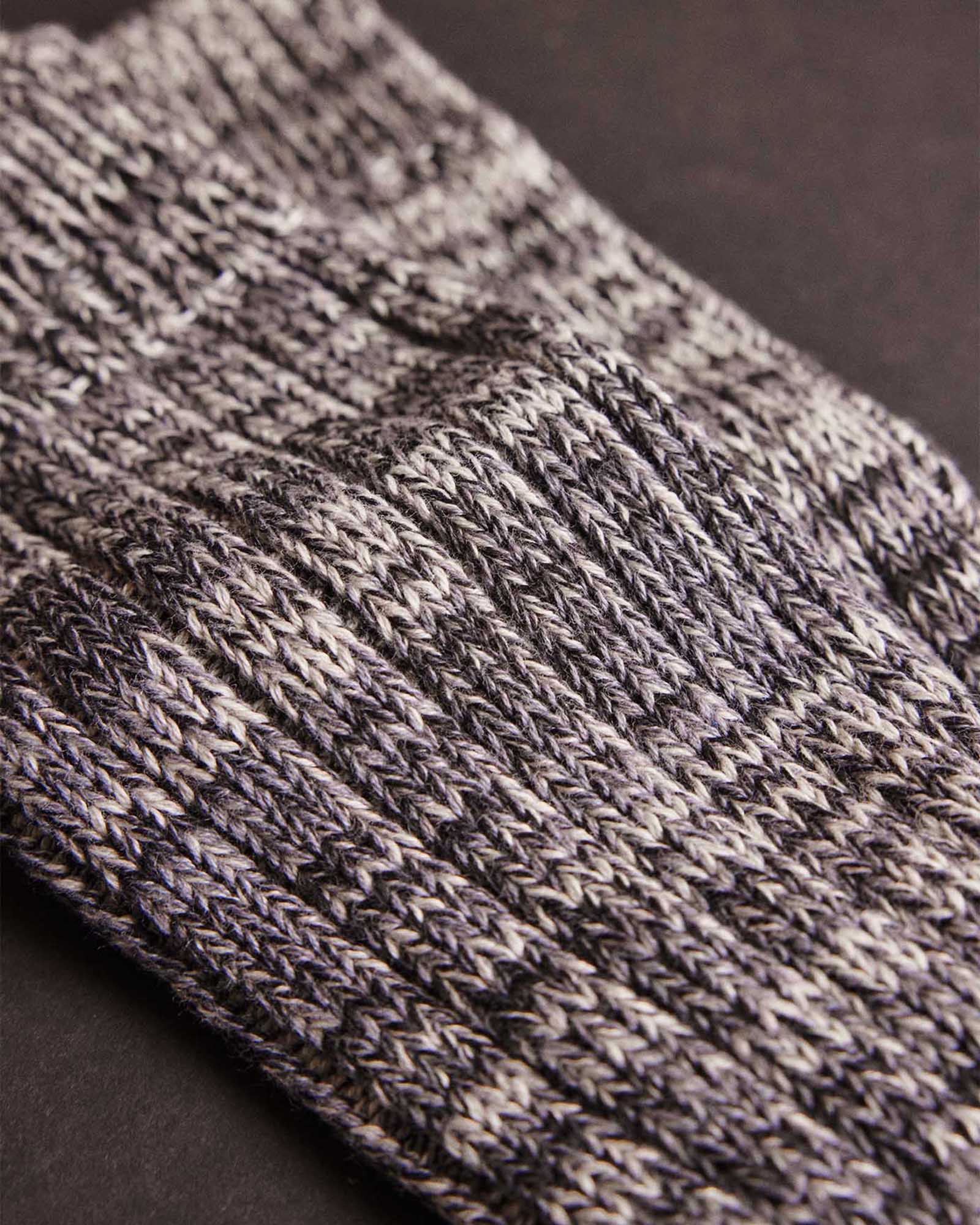 The Camp Sock in Marled Blue | Modern Menswear by yycbvcnbmmnbm