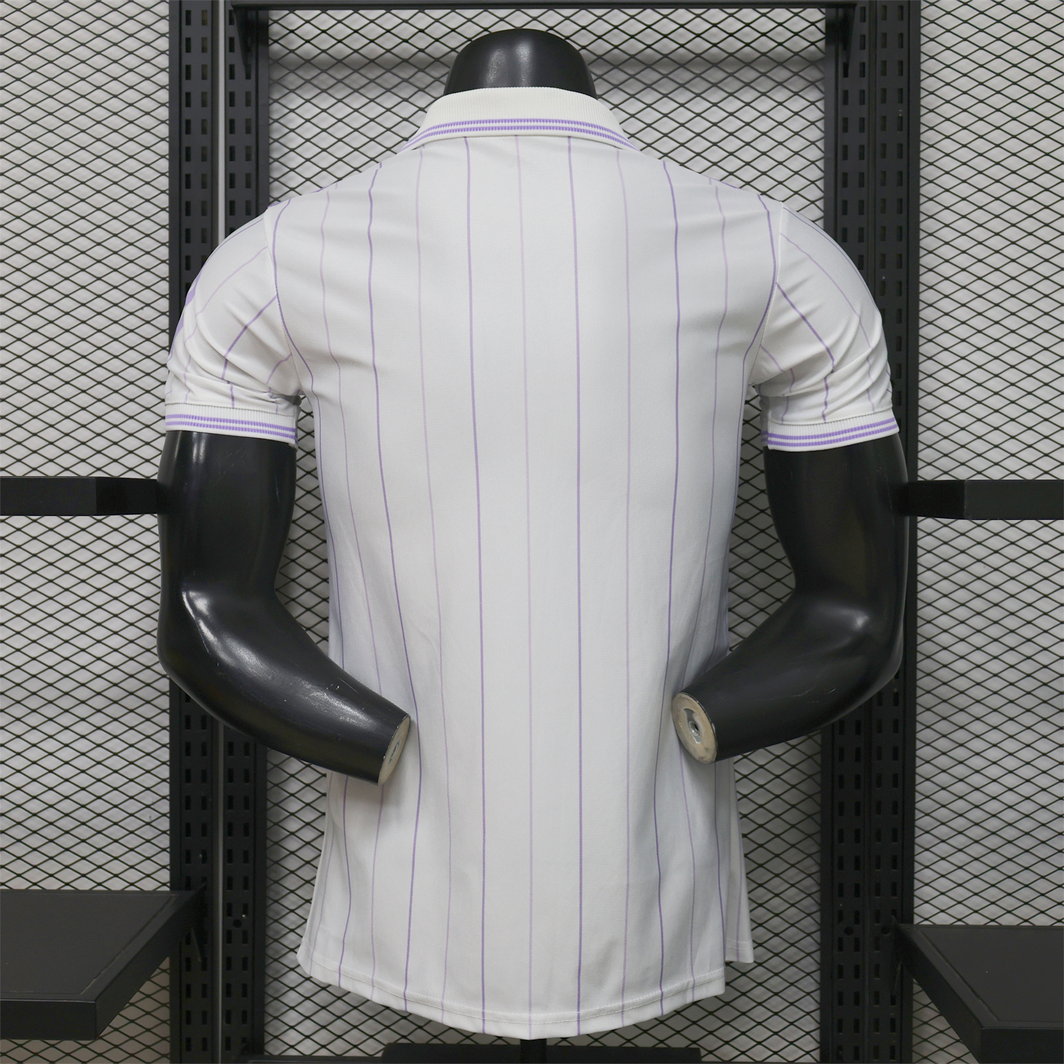 AlphaJersey-Real Madrid 25-26 Retro Style White Polo Jersey - Player Version