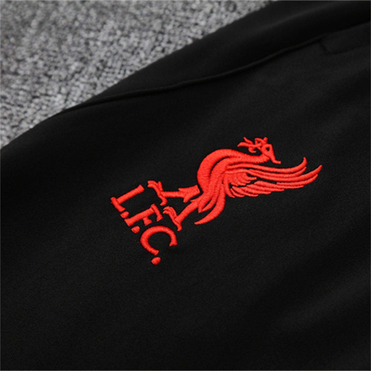 AlphaJersey-Liver.pool 25-26 Kids Long Sleeve Training Set - White Top & Black Pants