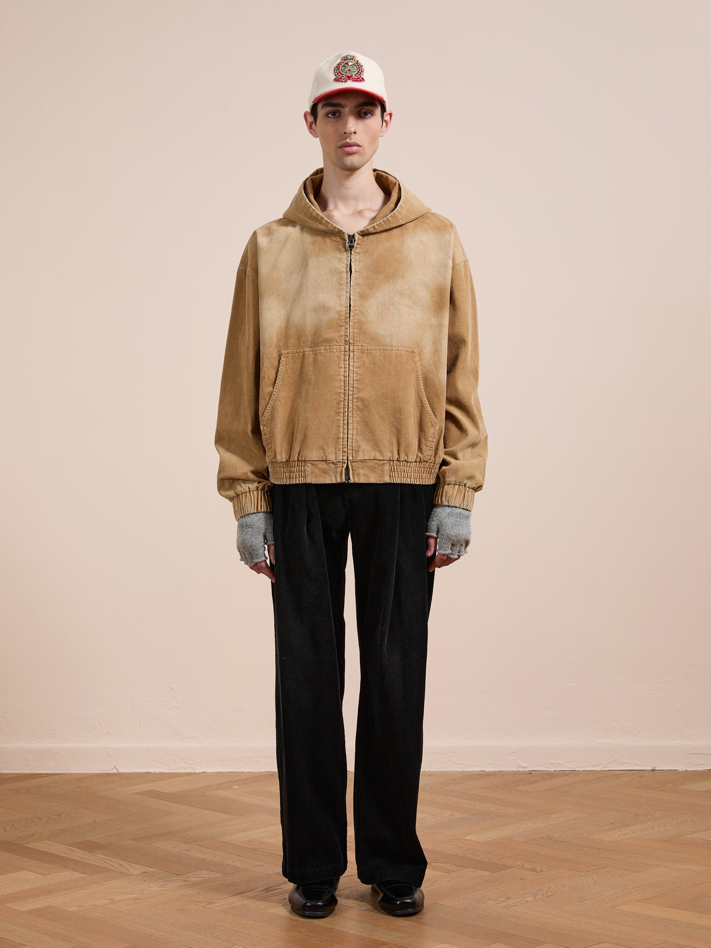 Corduroy Zip Up Hoodie | Modern Menswear by yycbvcnbmmnbm