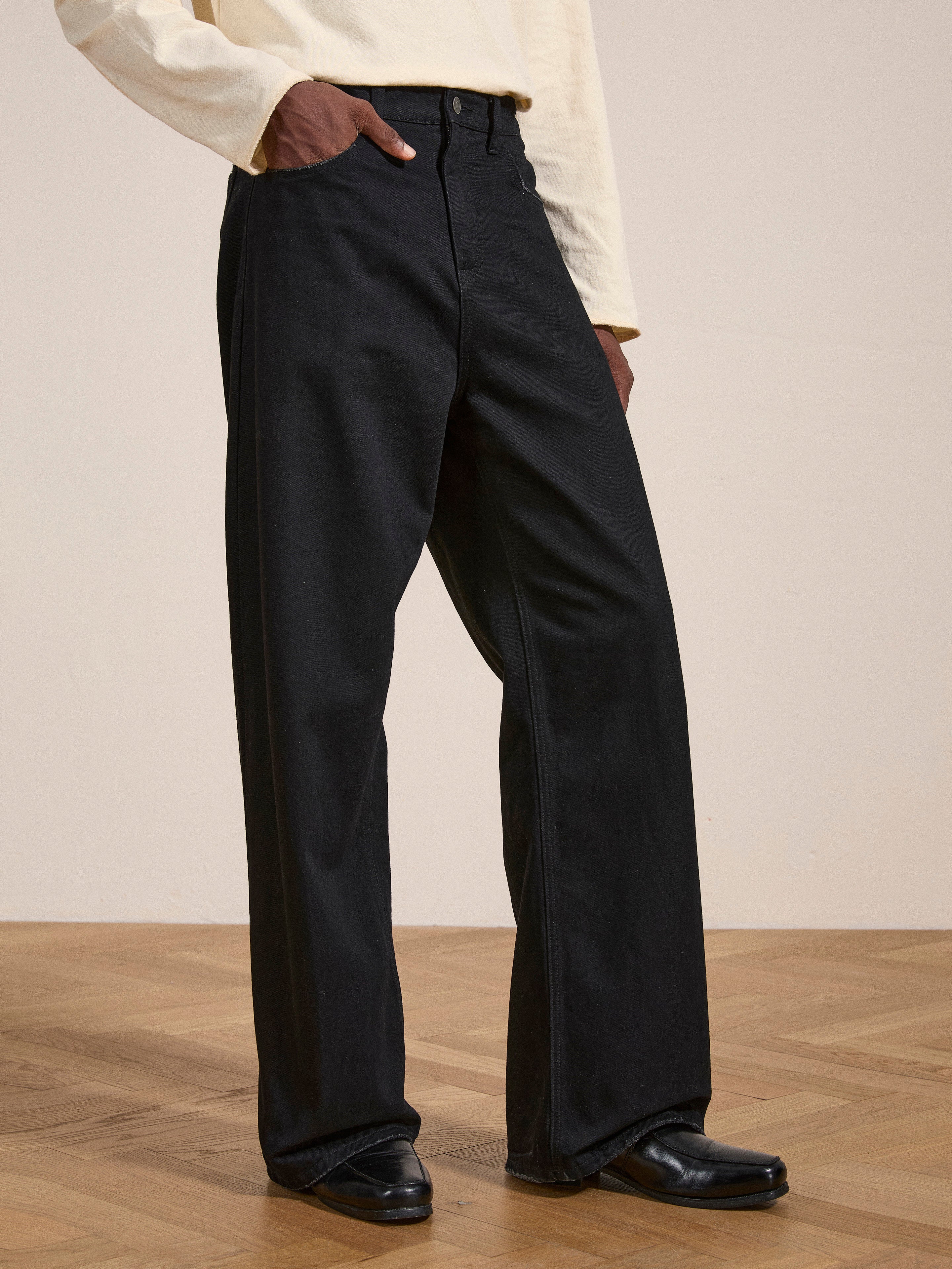 Lacy Baggy Jeans | Modern Menswear by yycbvcnbmmnbm