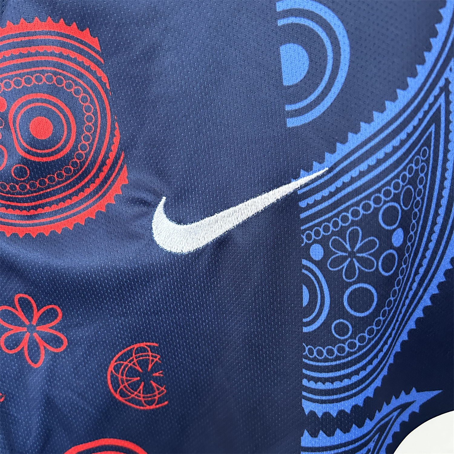 AlphaJersey-Barcelona 25-26 Paisley Patterns Blue Special Edition Jersey - Fans Version