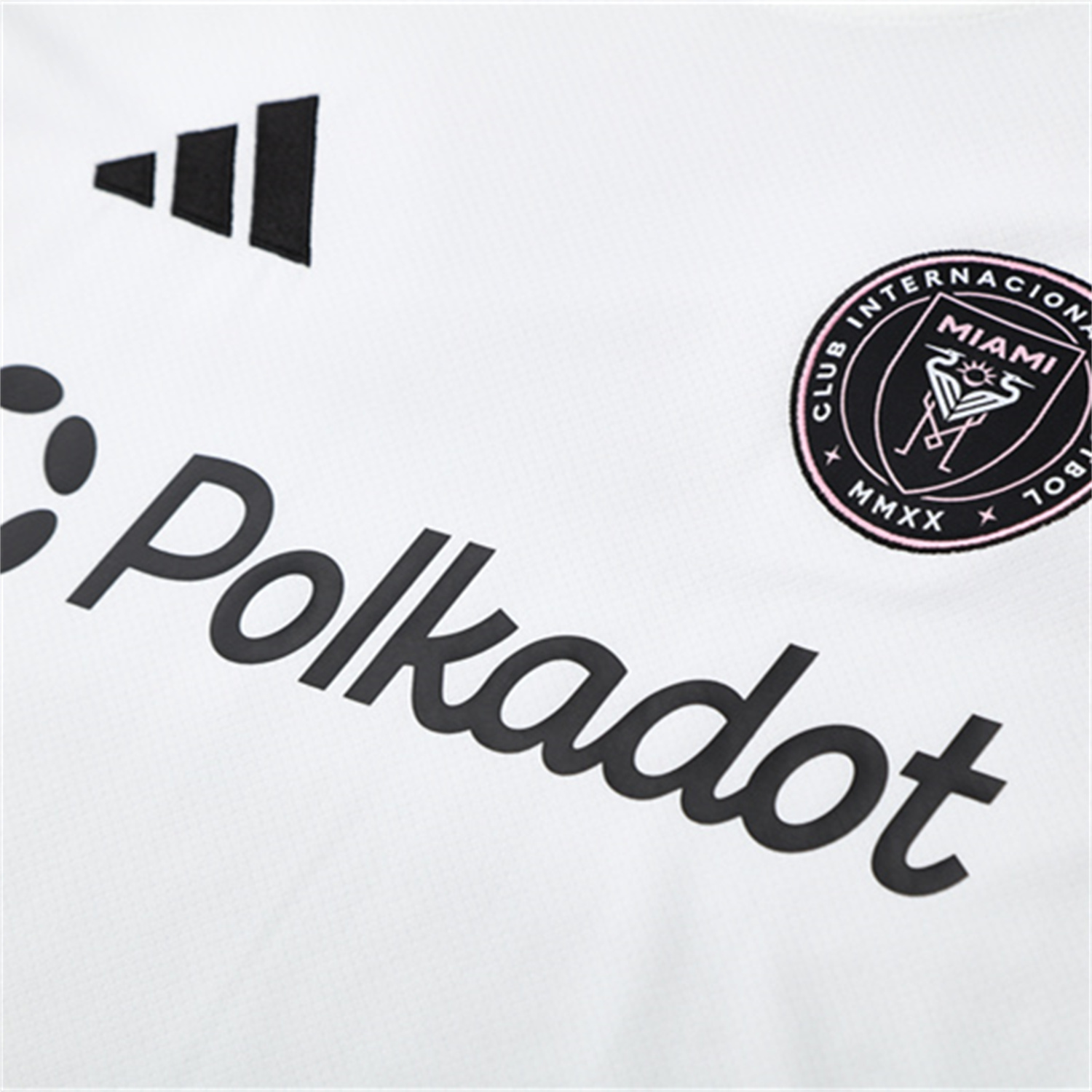 AlphaJersey-INT M.A.M 25-26 Short-Sleeve Training Set - White Top and Black Shorts
