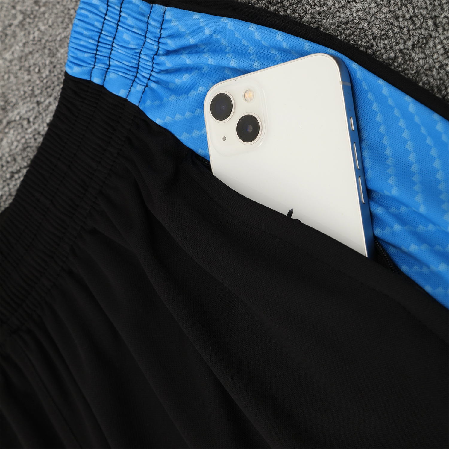 AlphaJersey-Napoli 25-26 Vest Training Set - Black Mecha Vest & Black Shorts