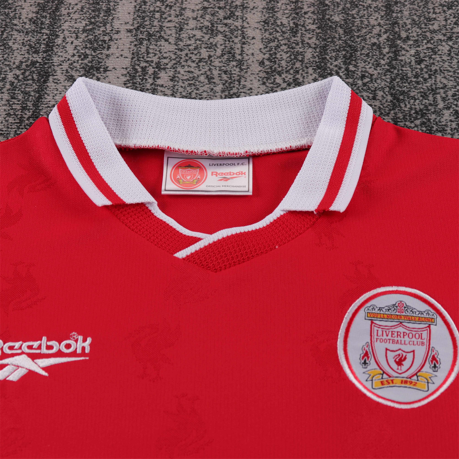 AlphaJersey-Retro Liver.pool 1996-97 Home Kids Kit