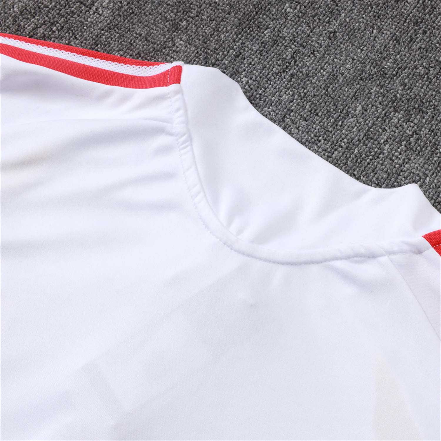 AlphaJersey-Colombia 2026 Long Sleeve Training Set - White Top & Black Pants