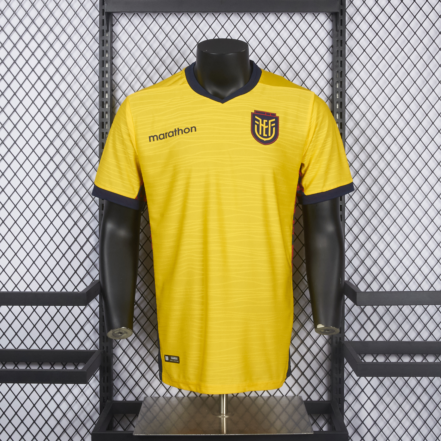 AlphaJersey-Ecuador 2026 Home Yellow Jersey - Player Version