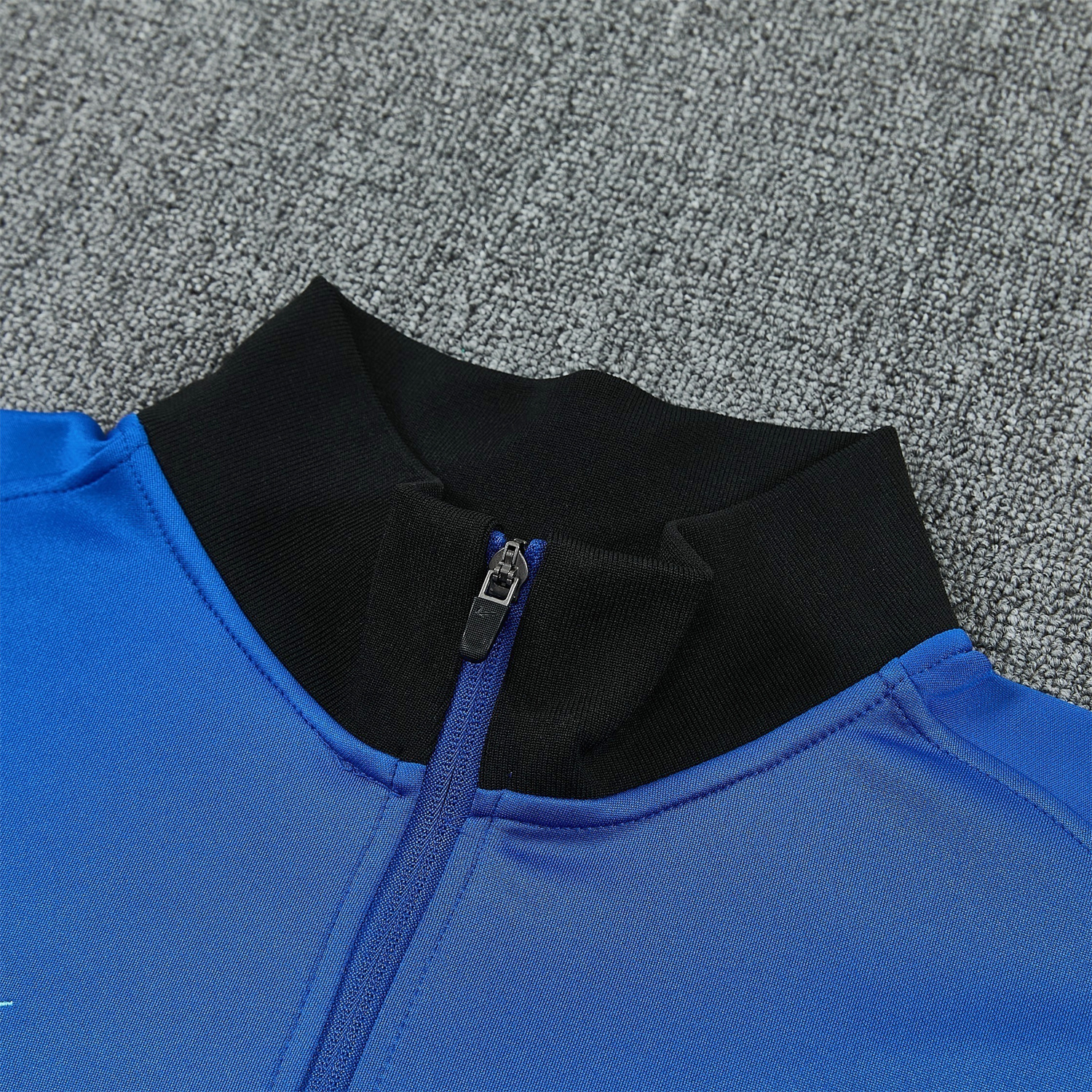 AlphaJersey-Inter Milan 25-26 Jacket Training Tracksuit - Ocean Blue Jackets & Black Pants