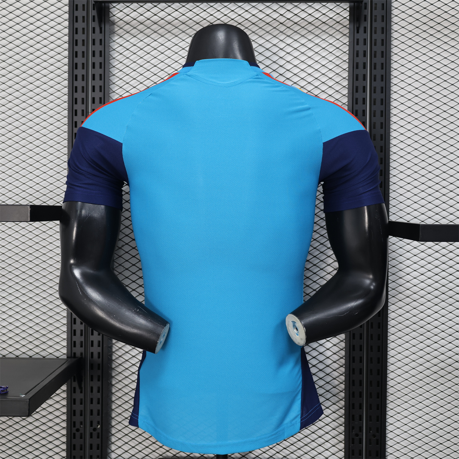 AlphaJersey-Spain 2026 Blue Pre-Match Training Jersey - Player Version