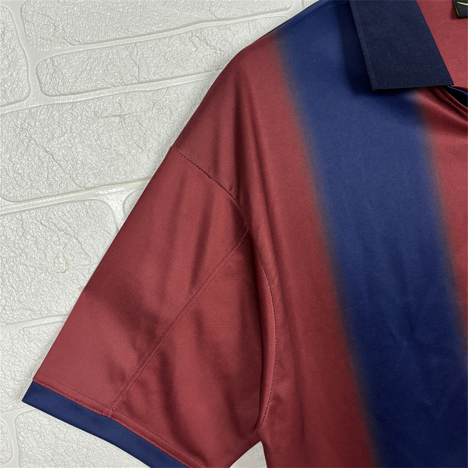 AlphaJersey-Barcelona x Travis Scott 2000-01 Home Retro Style Skeleton Jersey With Back Printing - Fans Version