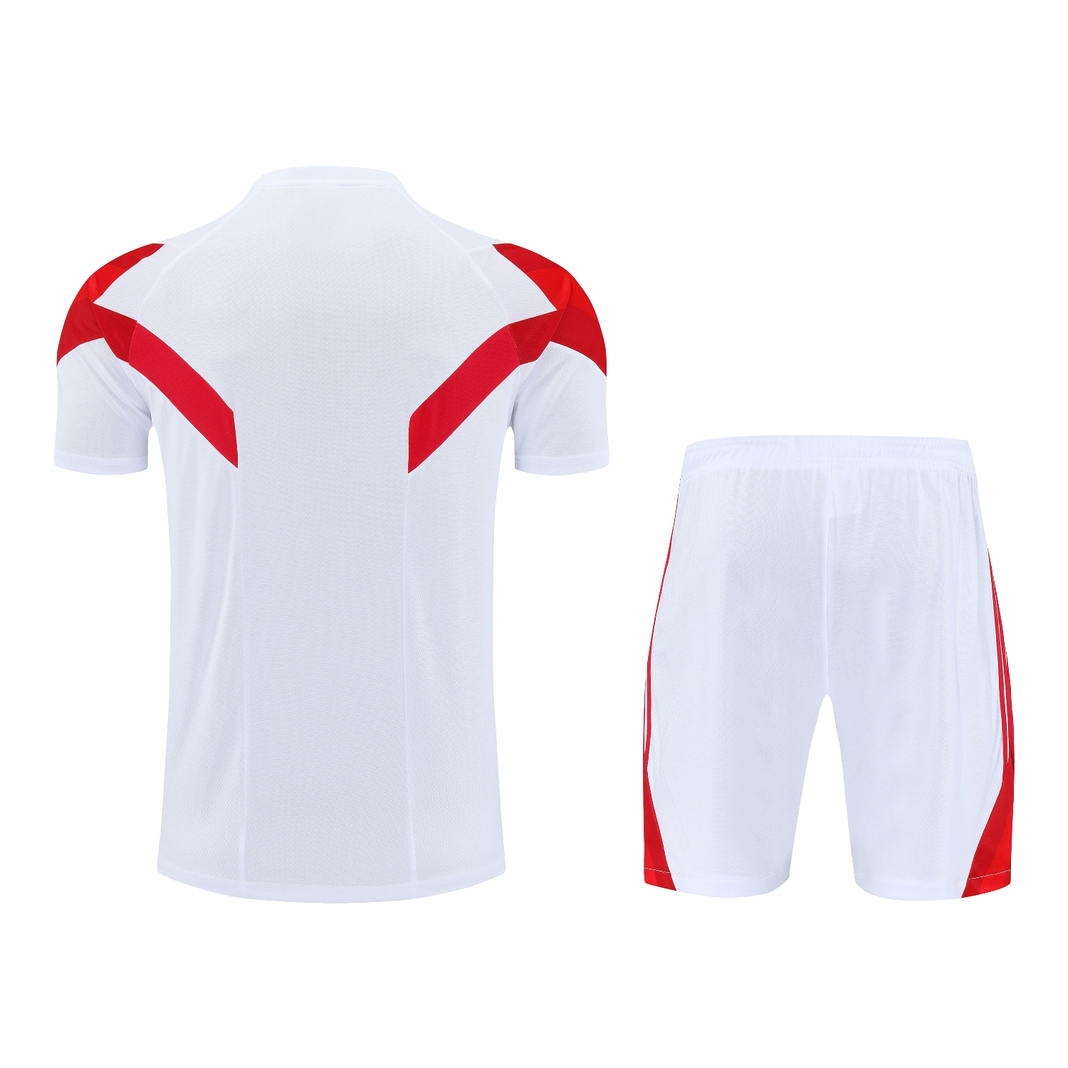 AlphaJersey-Bayern Munich 25-26 Short-Sleeve Training Set - White Top & white Shorts