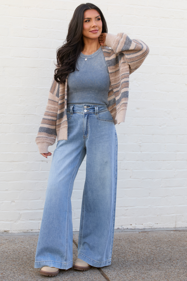 Back To Square One Acid Washed Ribbed High Neck Tank | Elegant Women's Fashion by coolavocek