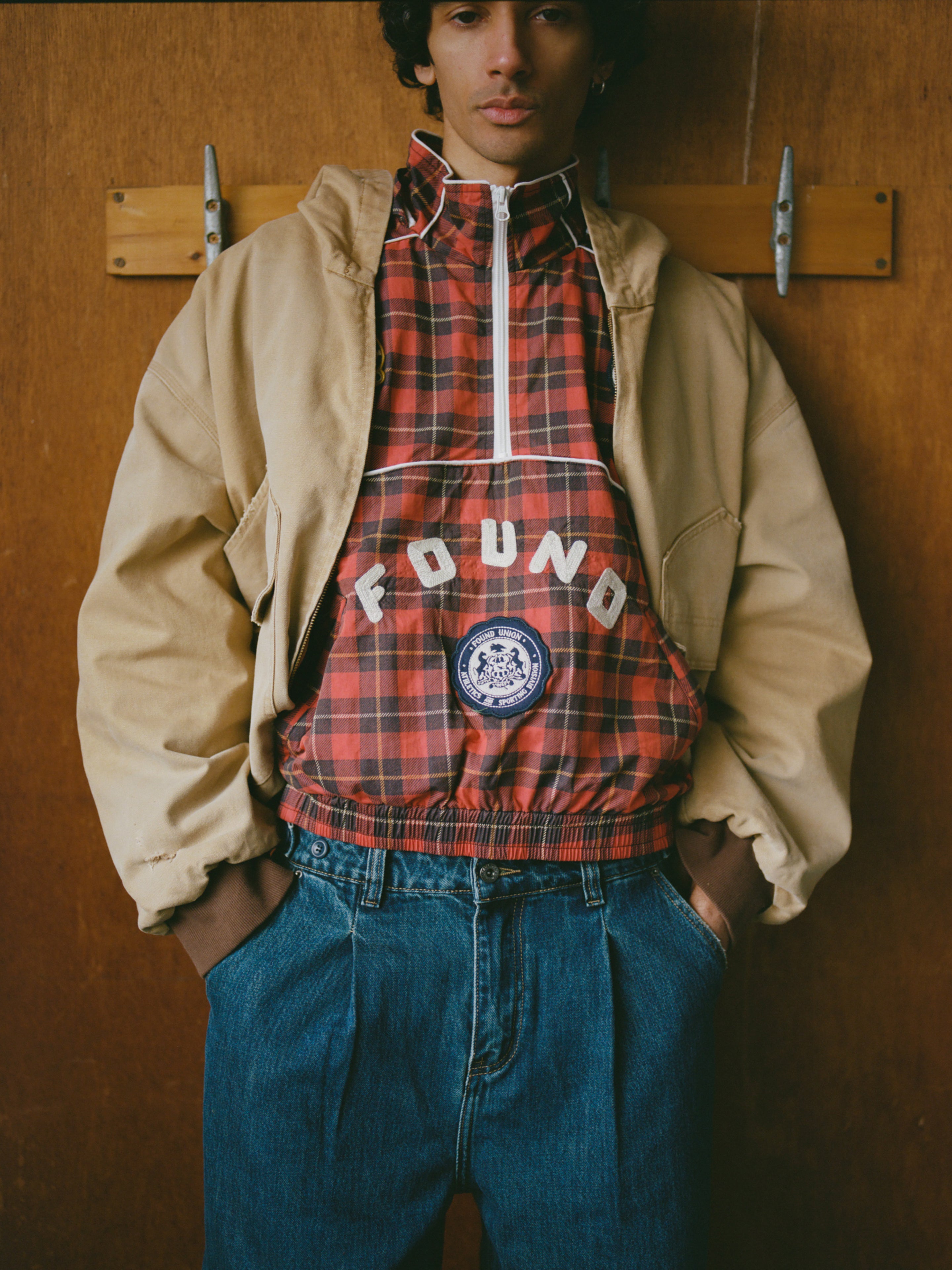 Red Plaid Track Jacket | Modern Menswear by yycbvcnbmmnbm