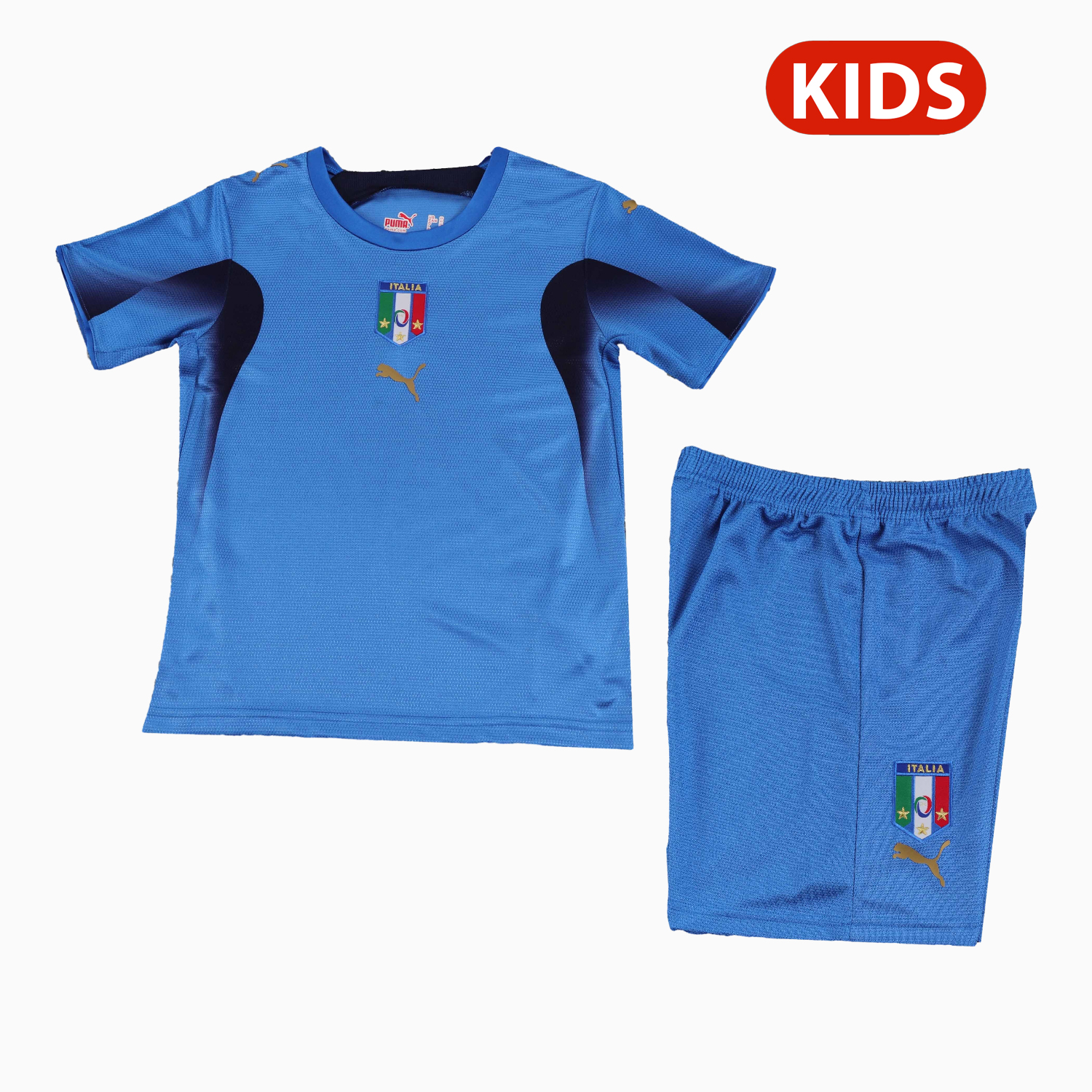 AlphaJersey-Retro Italy 2006 Home Kids Kit