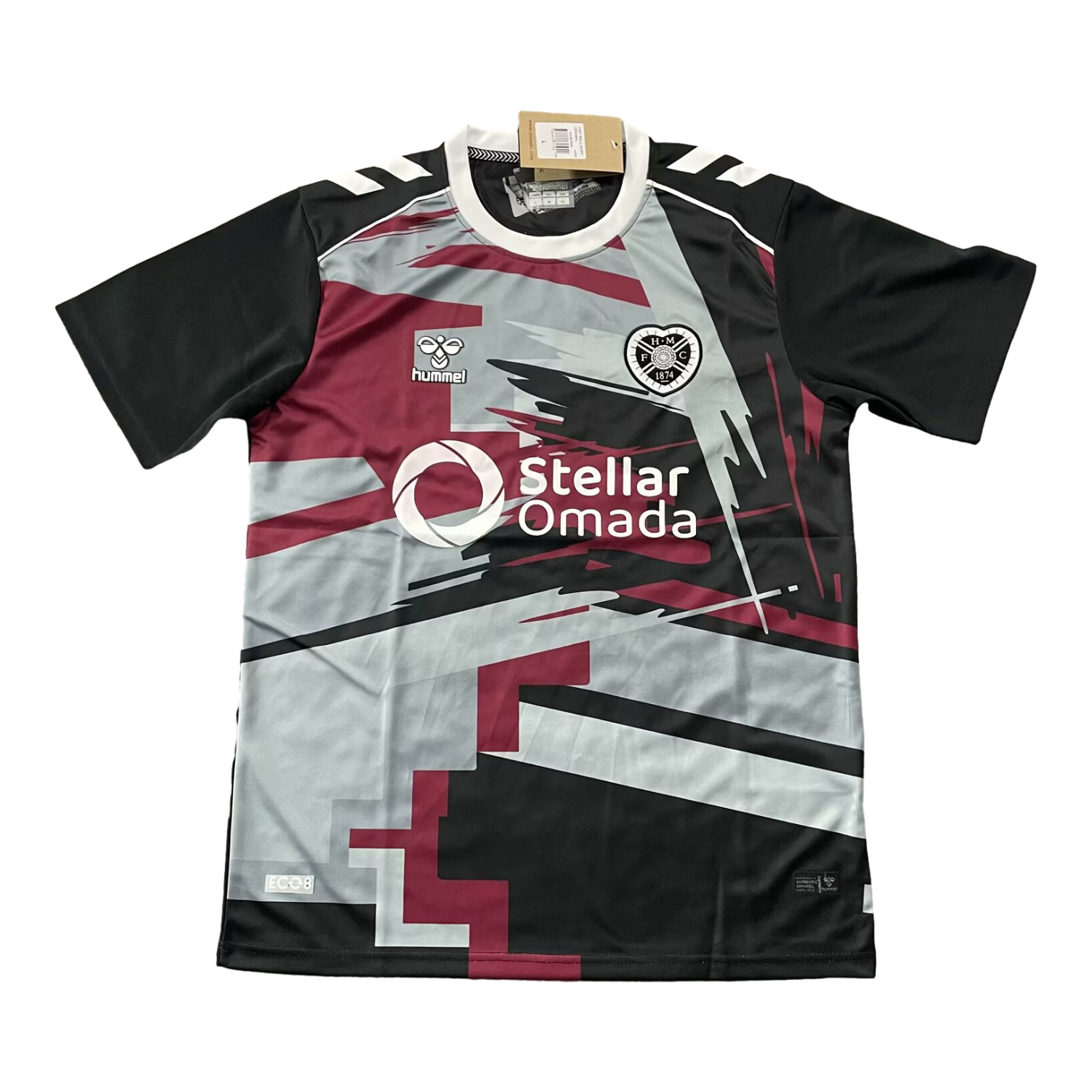 AlphaJersey-Hearts Heart of Midlothian 25-26 Black Goalkeeper Jersey - Fans Version