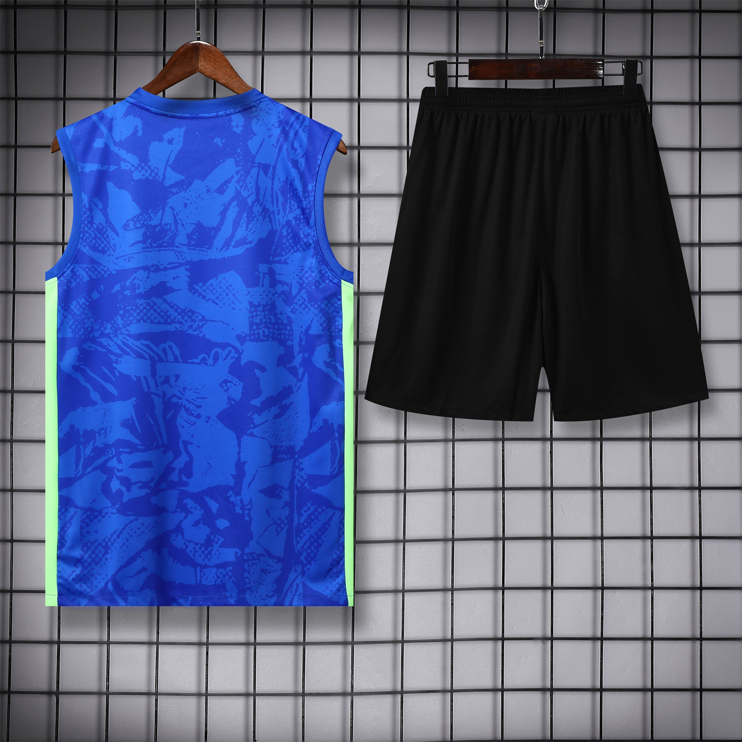 AlphaJersey-Barcelona 25-26 Vest Training Set - Blue Camouflage