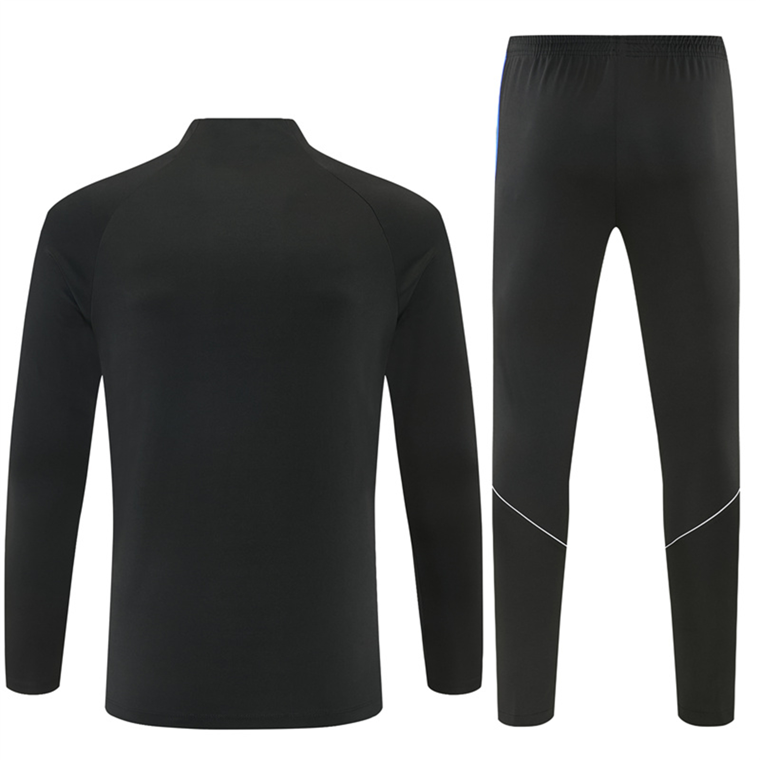 AlphaJersey-Atletico Madrid 26-27 Long Sleeve Training Set - Black Top & Black Pants