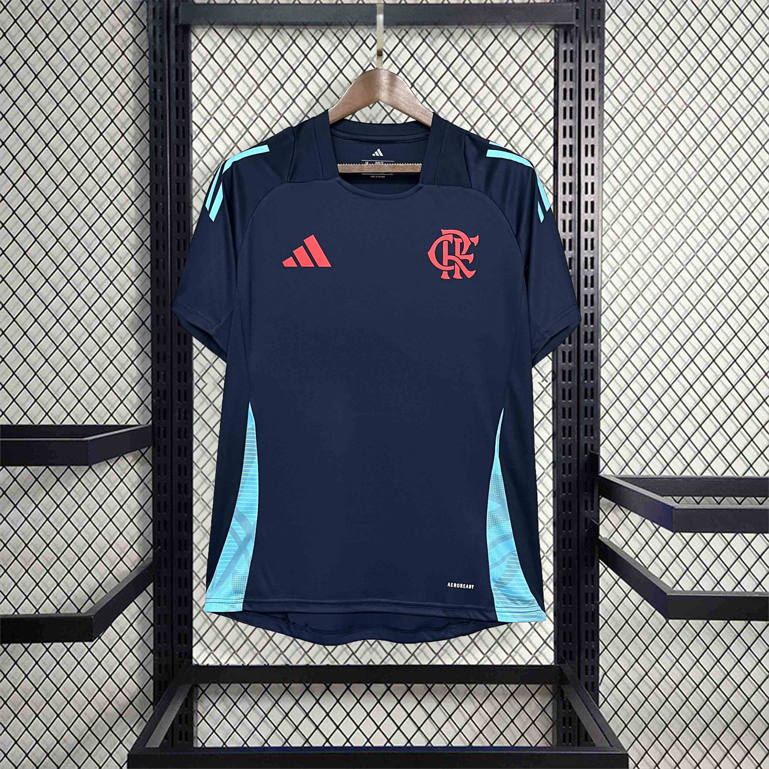 AlphaJersey-Flamengo 25-26 Deep Blue Training Jersey - Fans Version