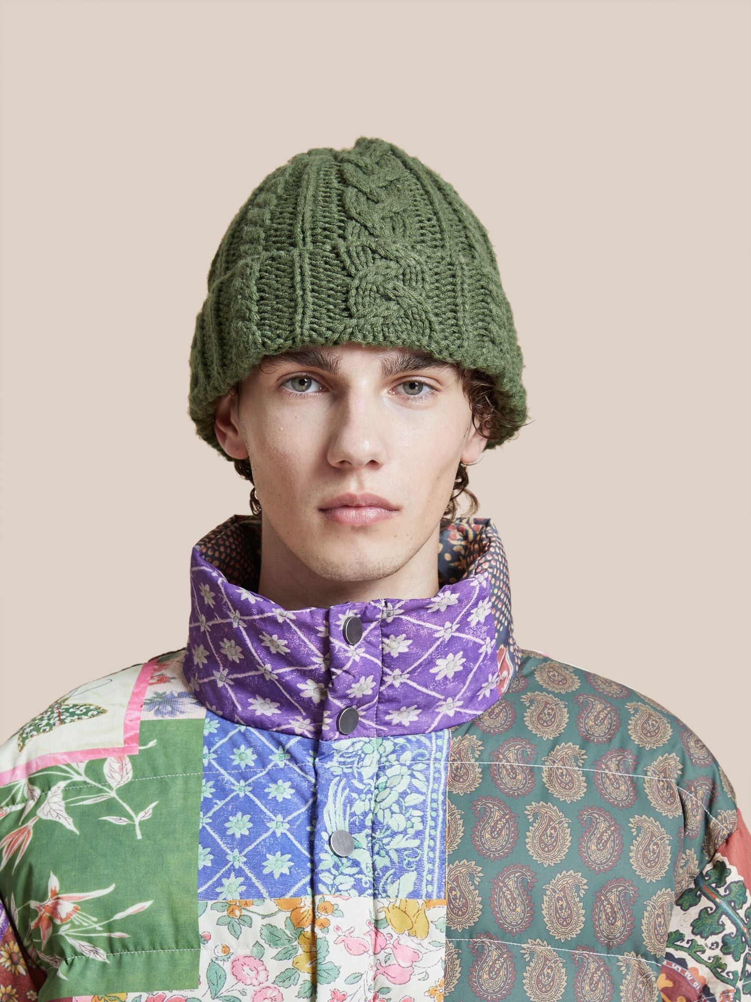 Forest Cable Knit Beanie | Modern Menswear by yycbvcnbmmnbm