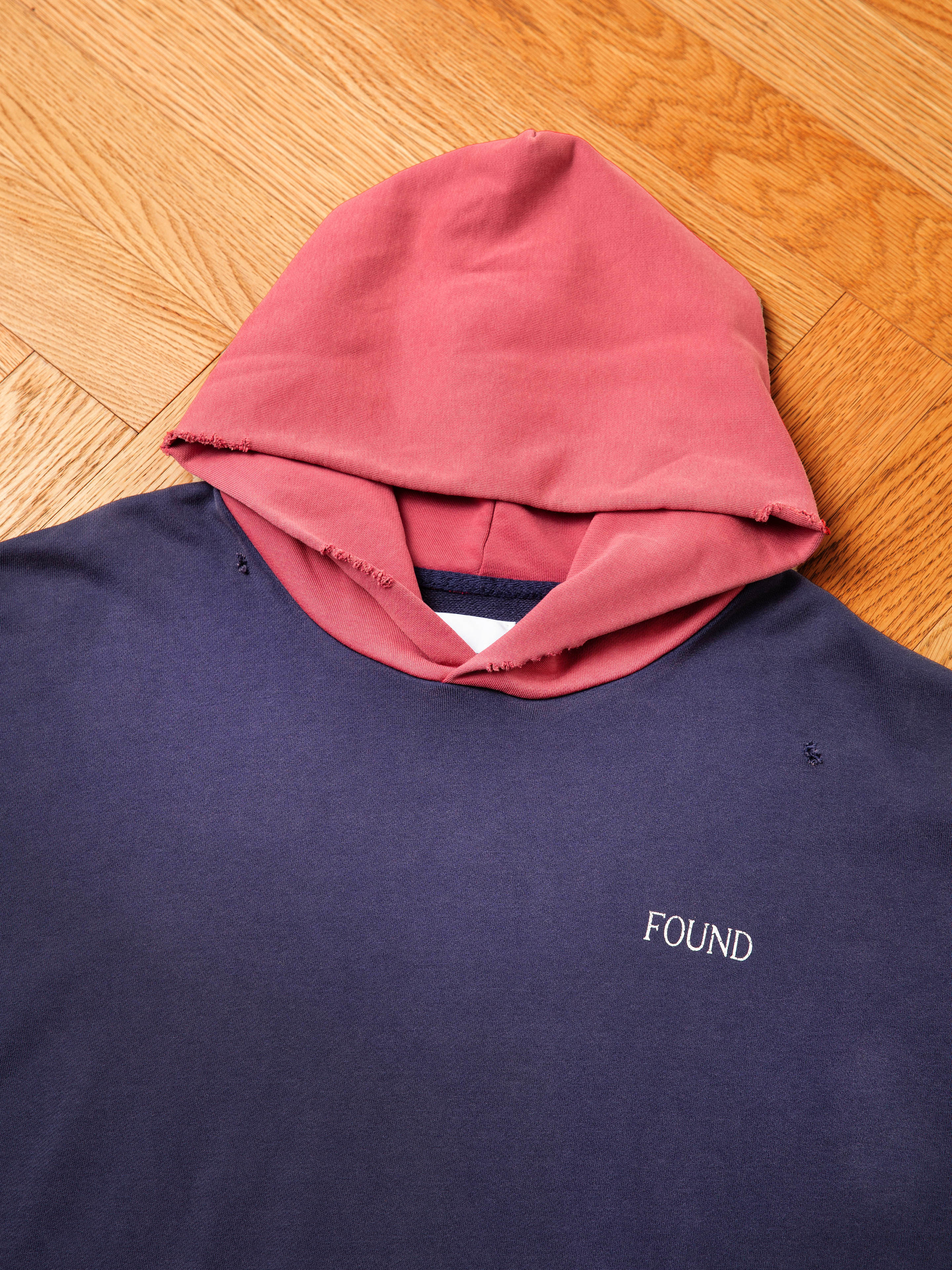Distressed Logo Hoodie | Modern Menswear by yycbvcnbmmnbm