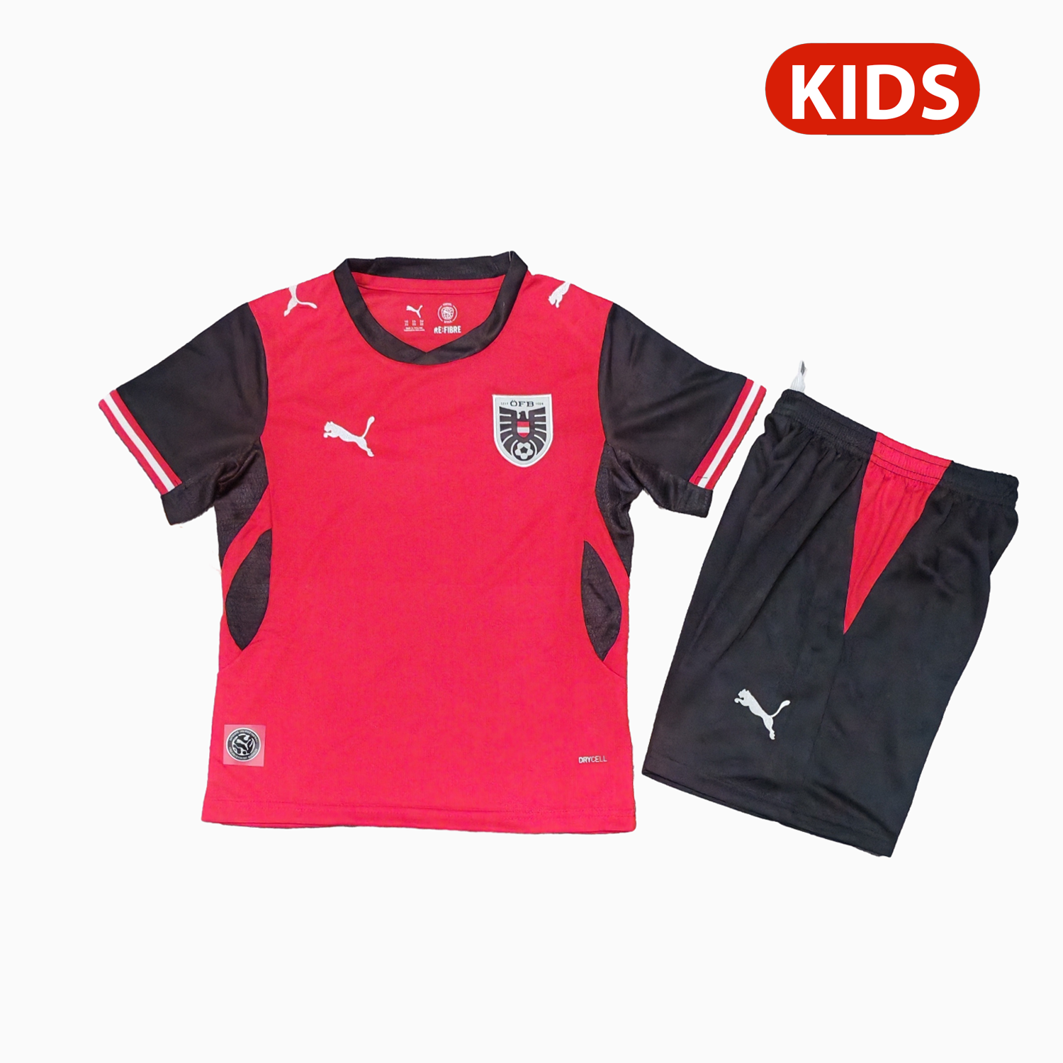 AlphaJersey-Austria 2026 Home Kids Kit