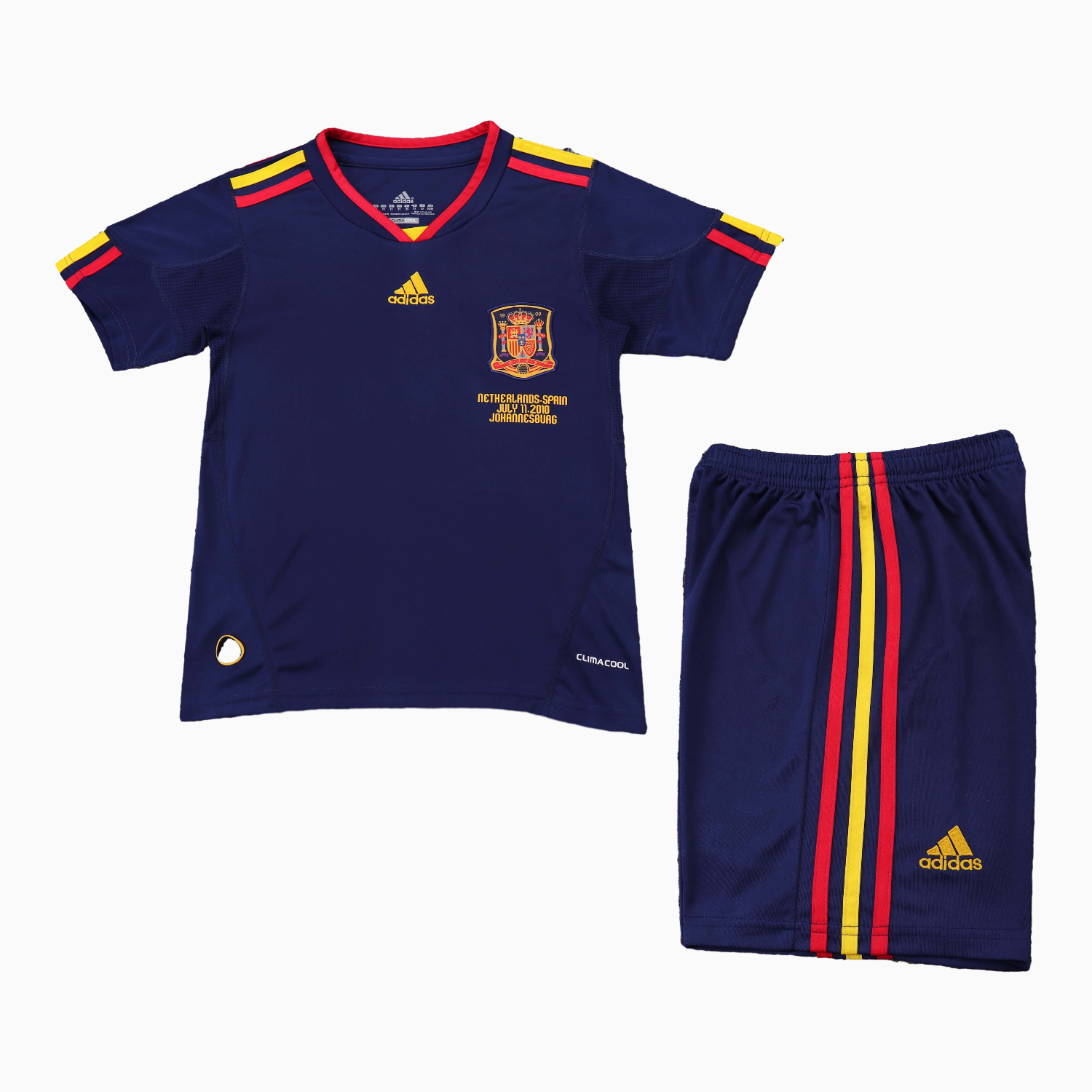 AlphaJersey-Retro Spain 2010 Away Kids Kit