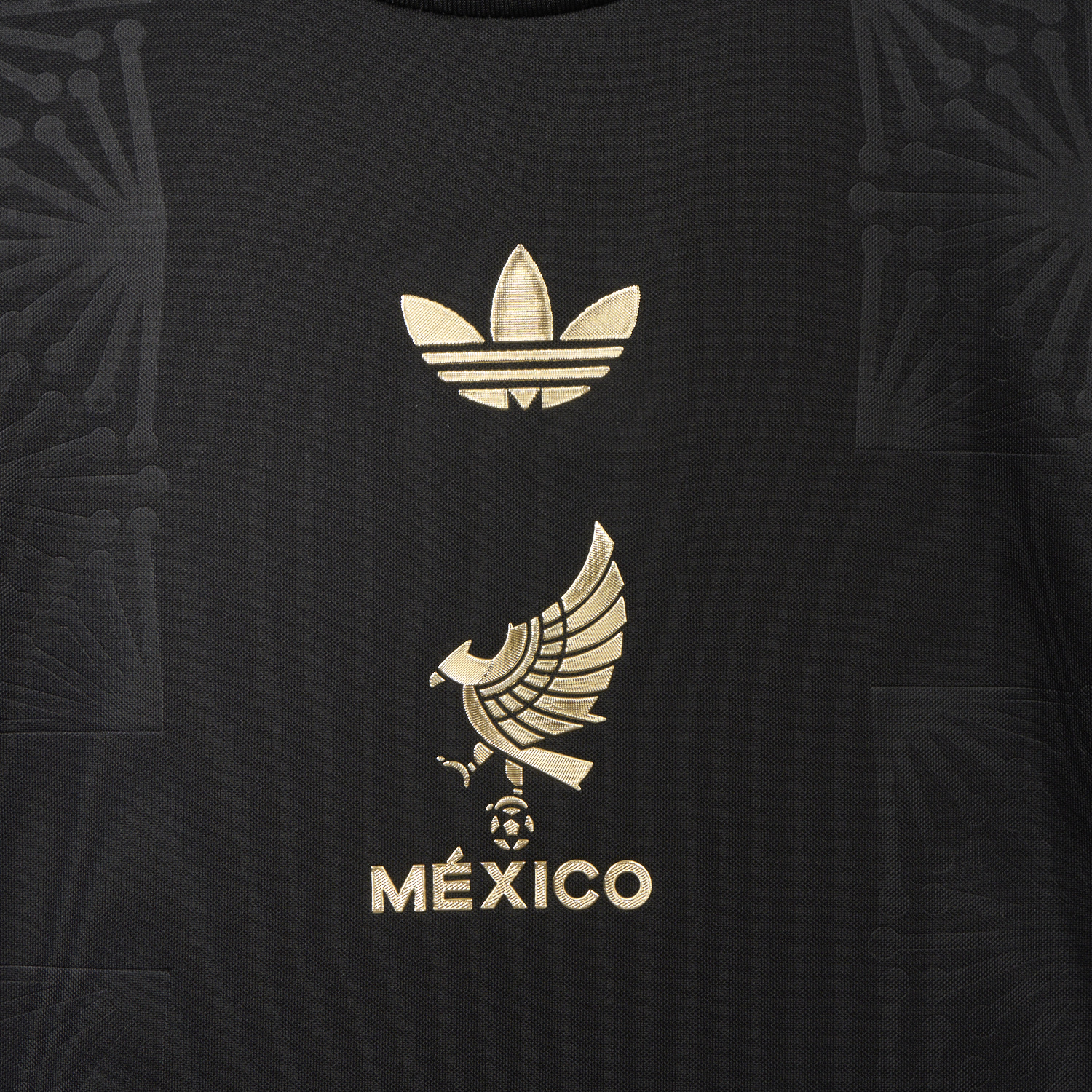 AlphaJersey-Women's Mexico 2025 Gold Cup Black Jersey - Fans Version