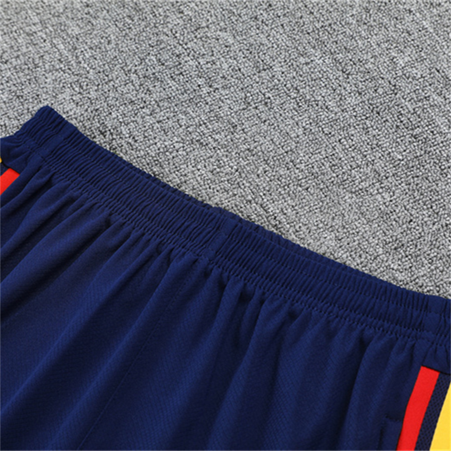 AlphaJersey-Spain 2026 Kids Short-Sleeve Training Set - Royal Blue Top & Shorts