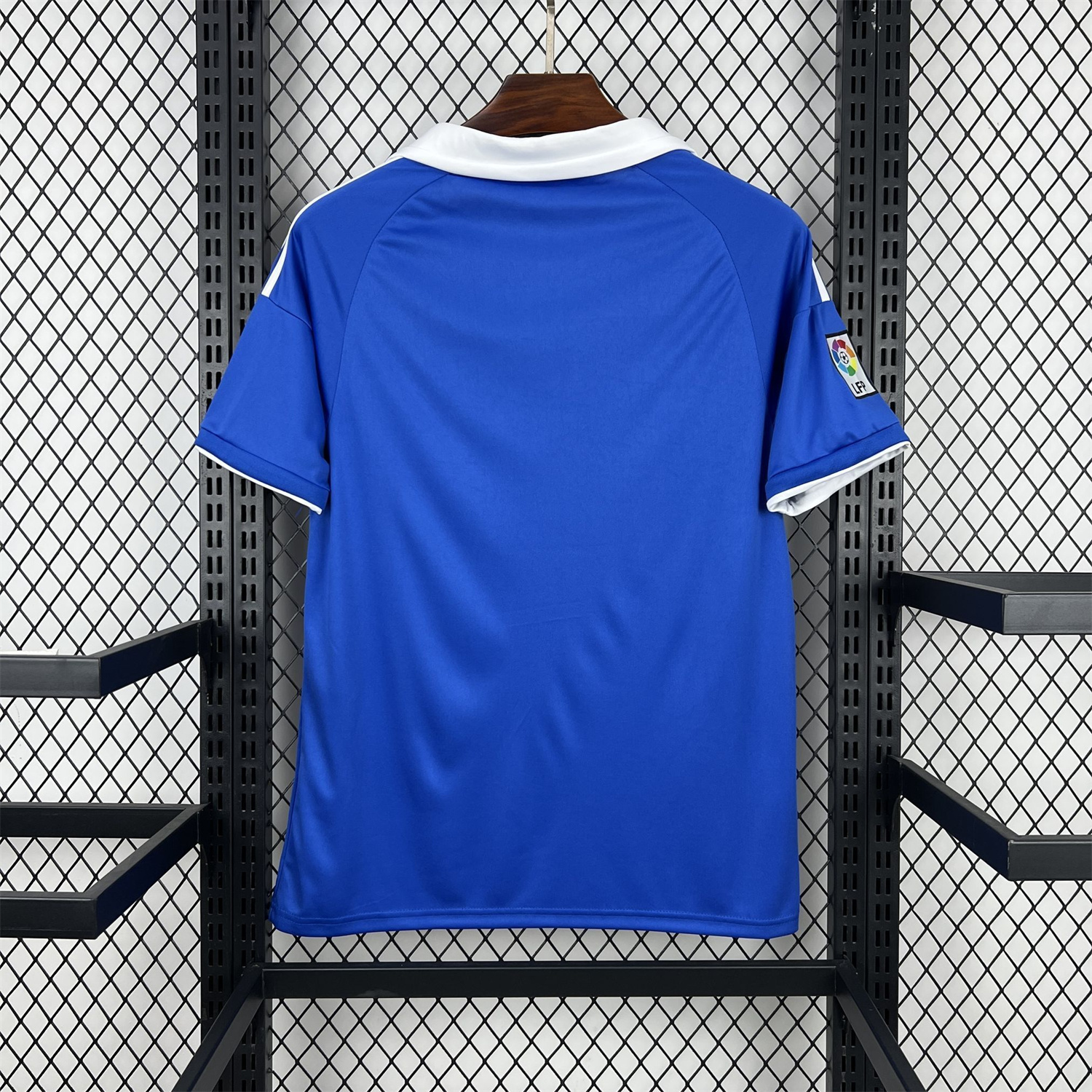 AlphaJersey-Real Zaragoza 25-26 Retro Style Blue Polo Jersey - Fans Version