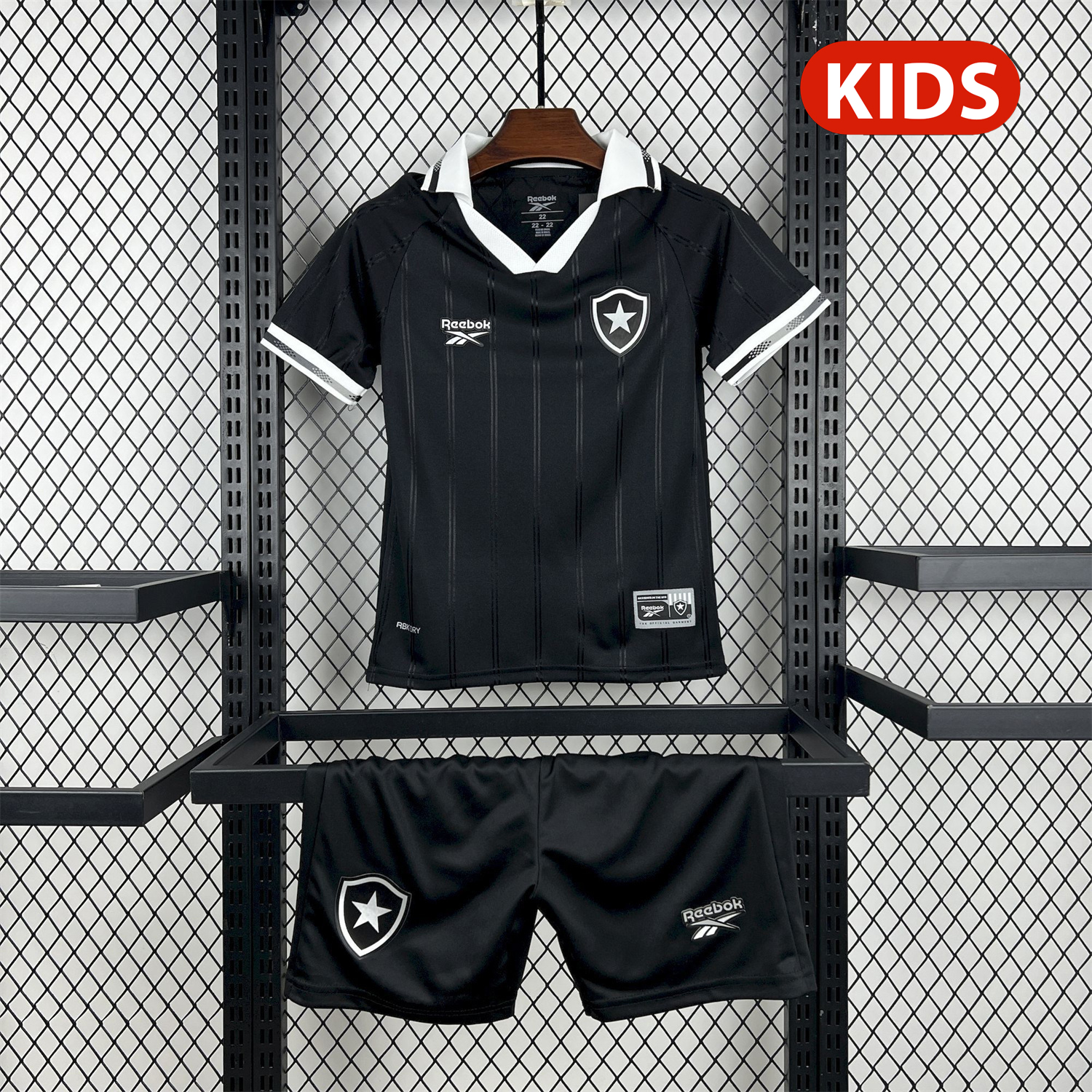 AlphaJersey-Botafogo 25-26 Away Unsponsored Kids Kit