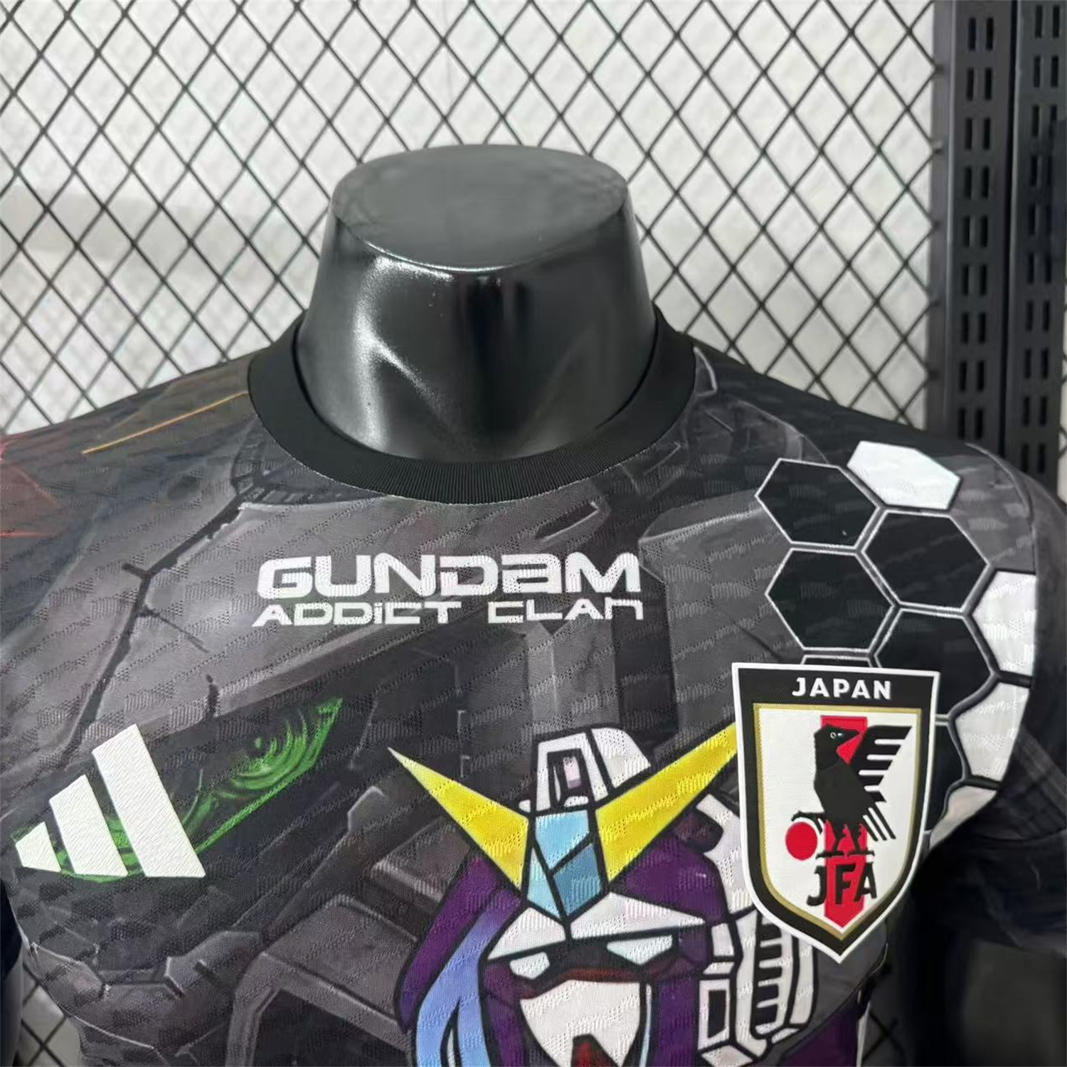 AlphaJersey-Japan 25-26 Gundam Black Special Edition Jersey - Player Version