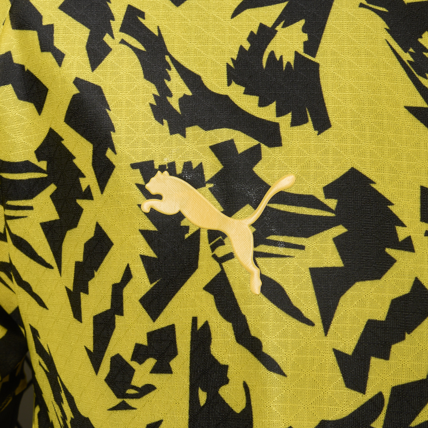 AlphaJersey-Dortmund 25-26 Black Disordered Texture Yellow Special Jersey - Player Version