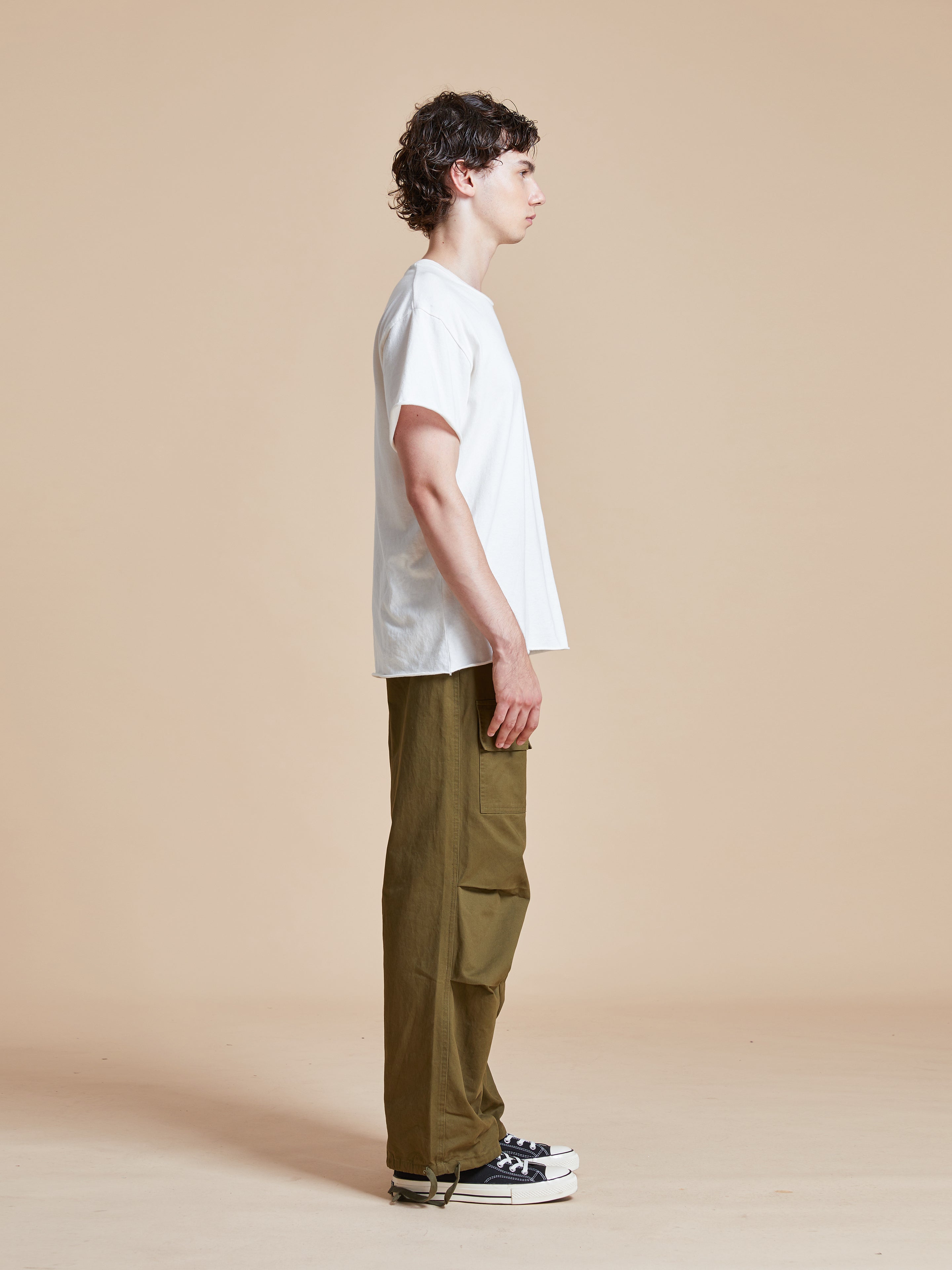Parachute Cargo Twill Pants | Modern Menswear by yycbvcnbmmnbm