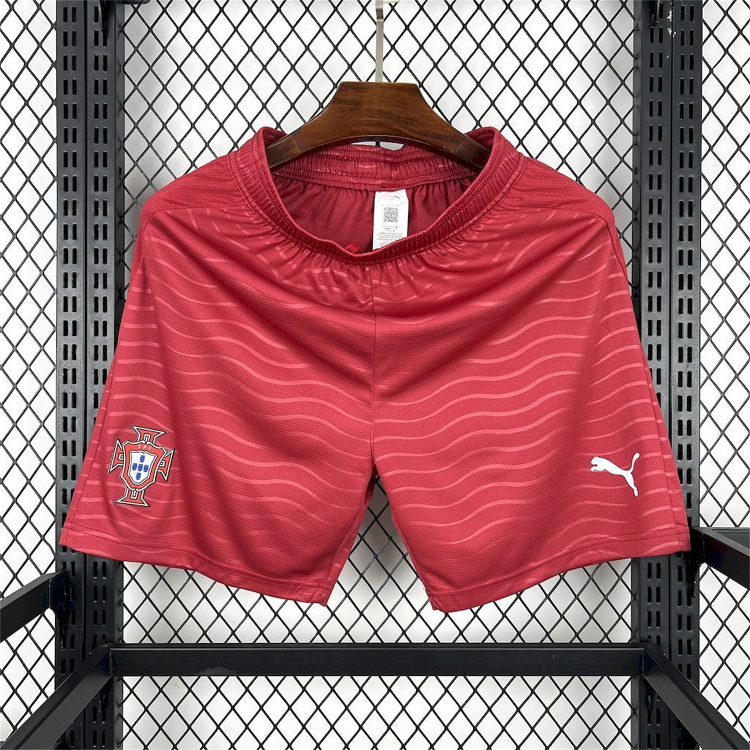 AlphaJersey-Portugal 2026 Home Red Shorts - Fans Version