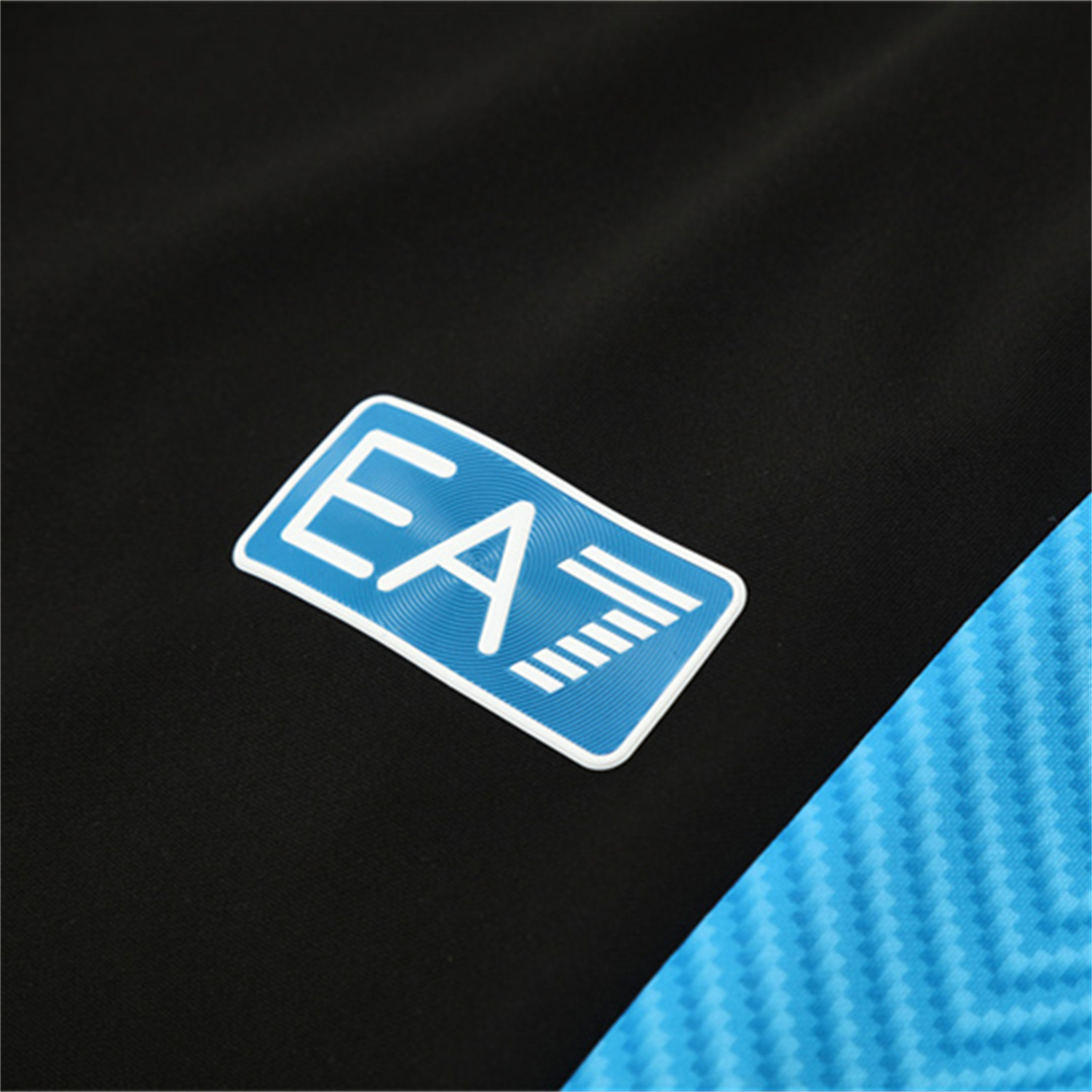 AlphaJersey-Napoli 25-26 Long Sleeve Training Set - Blue Mecha Top & Black Pants