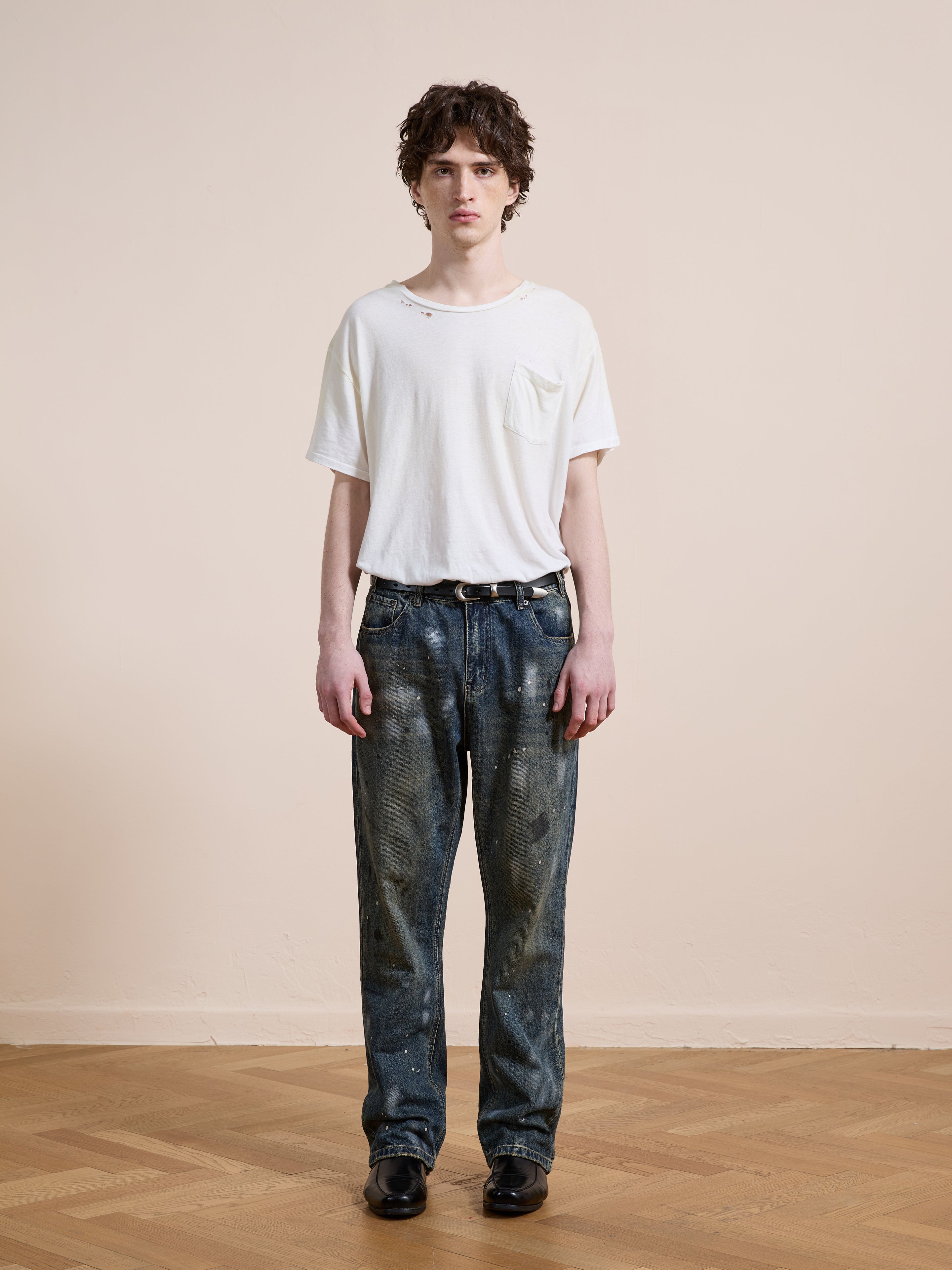 Monet Paint Jeans | Modern Menswear by yycbvcnbmmnbm