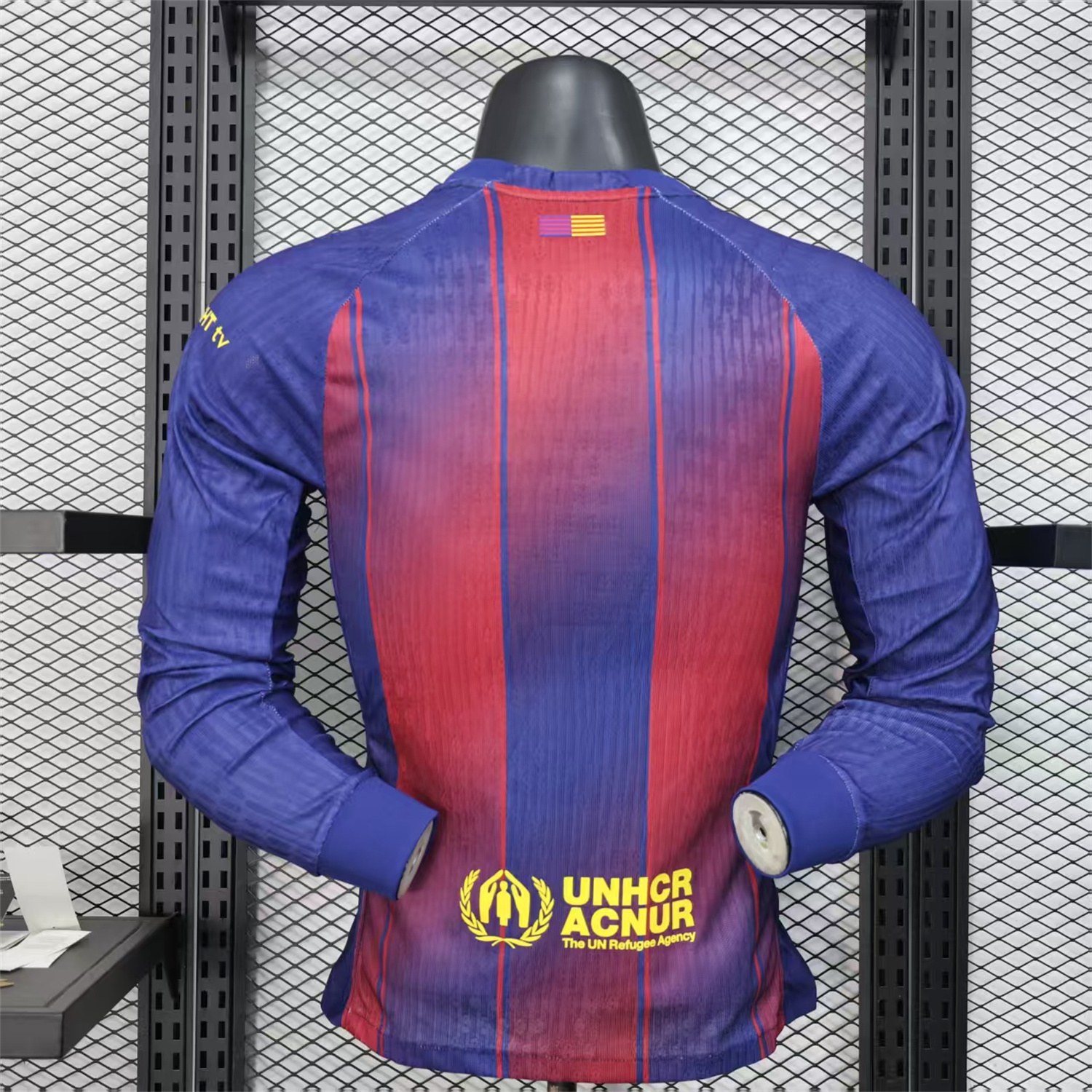 AlphaJersey-Barcelona 25-26 Home Long Sleeves Jersey (Leaked Version 2) - Player Version