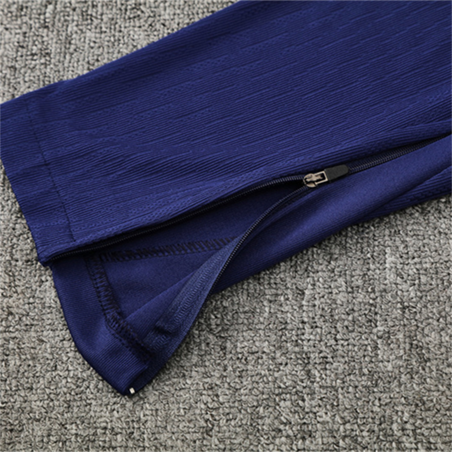 AlphaJersey-Barcelona 25-26 Long Sleeve Training Set - Orange Top Royal Blue Sponsor & Royal Blue Pants
