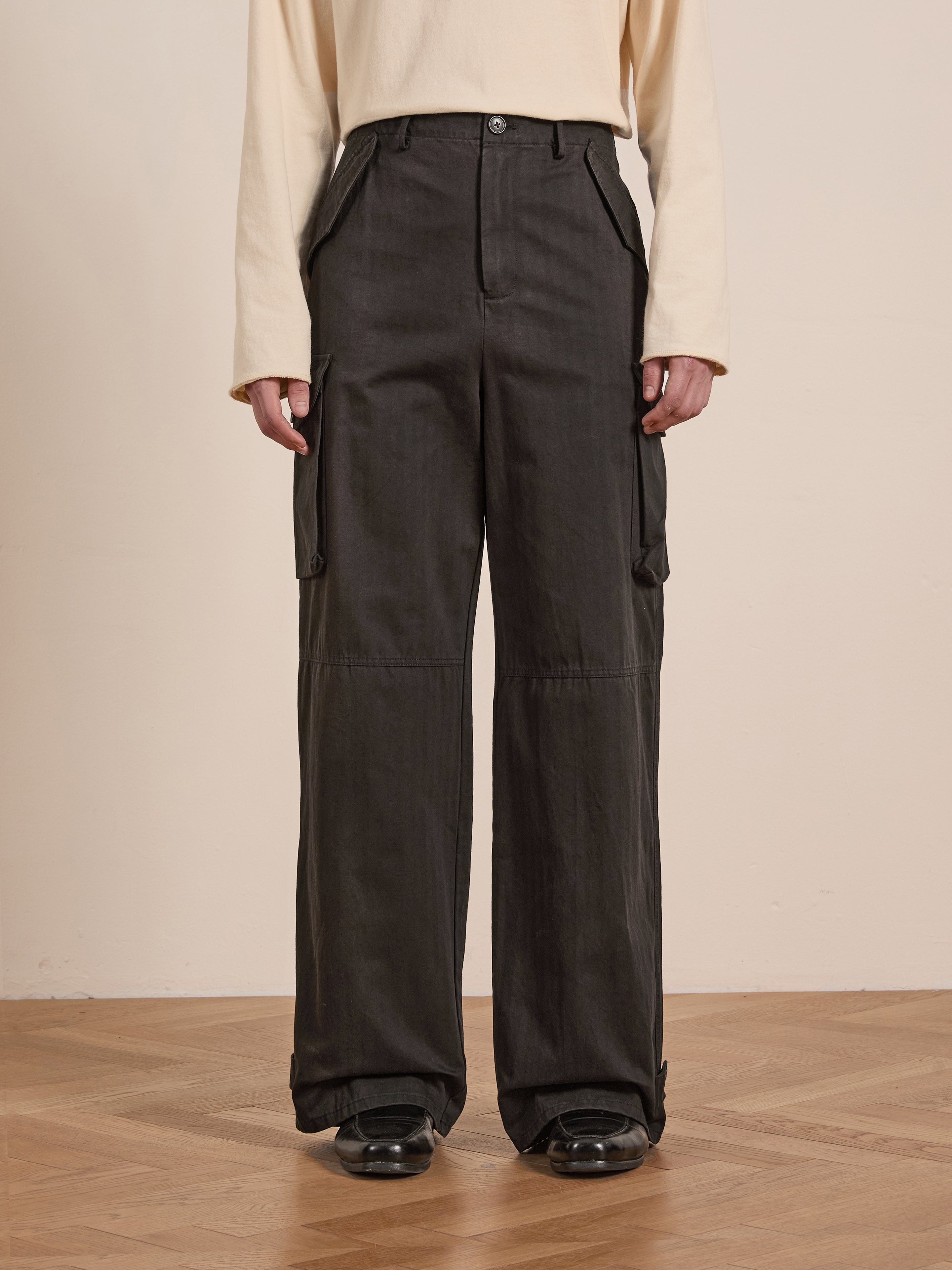 Utility Herringbone Cargo Pants | Modern Menswear by yycbvcnbmmnbm