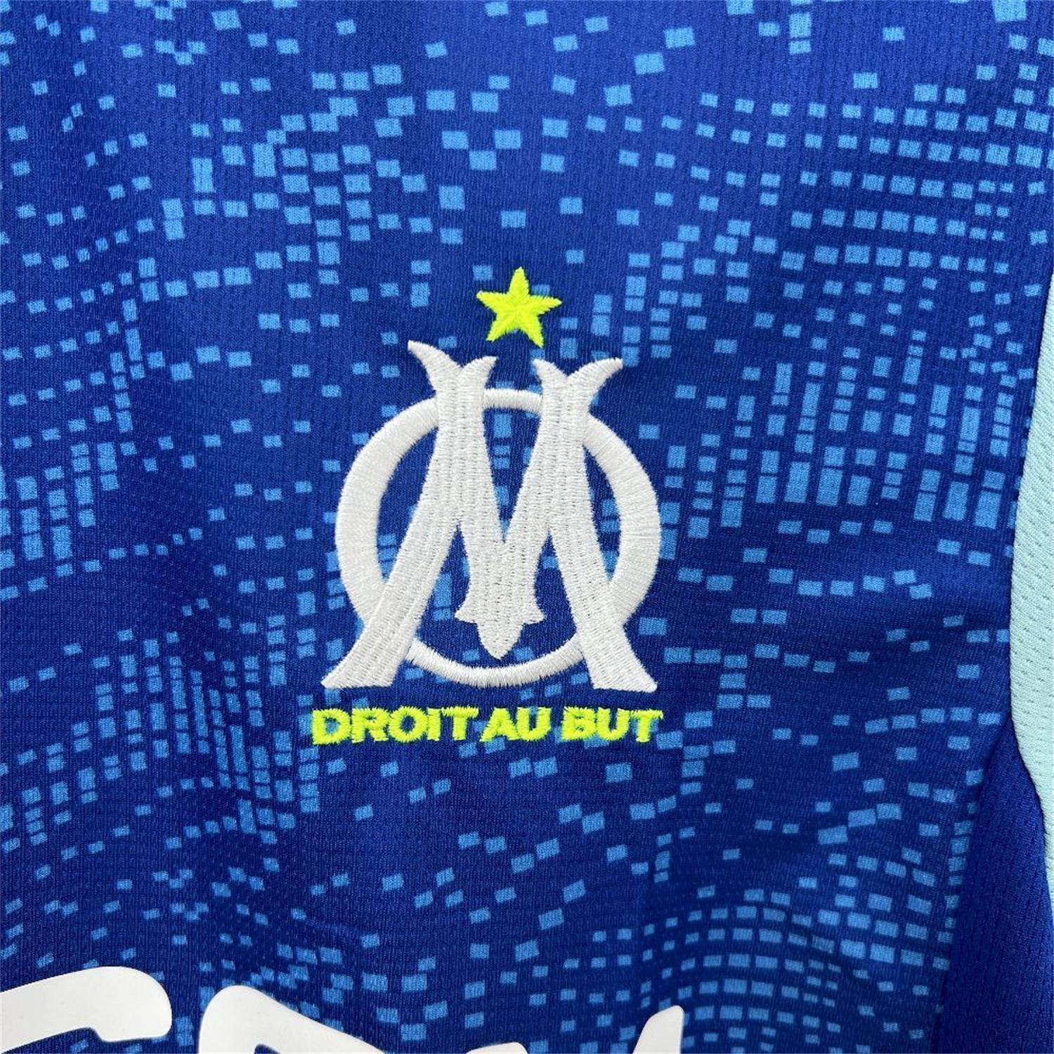 AlphaJersey-Marseille 25-26 Third Blue Jersey - Fans Version