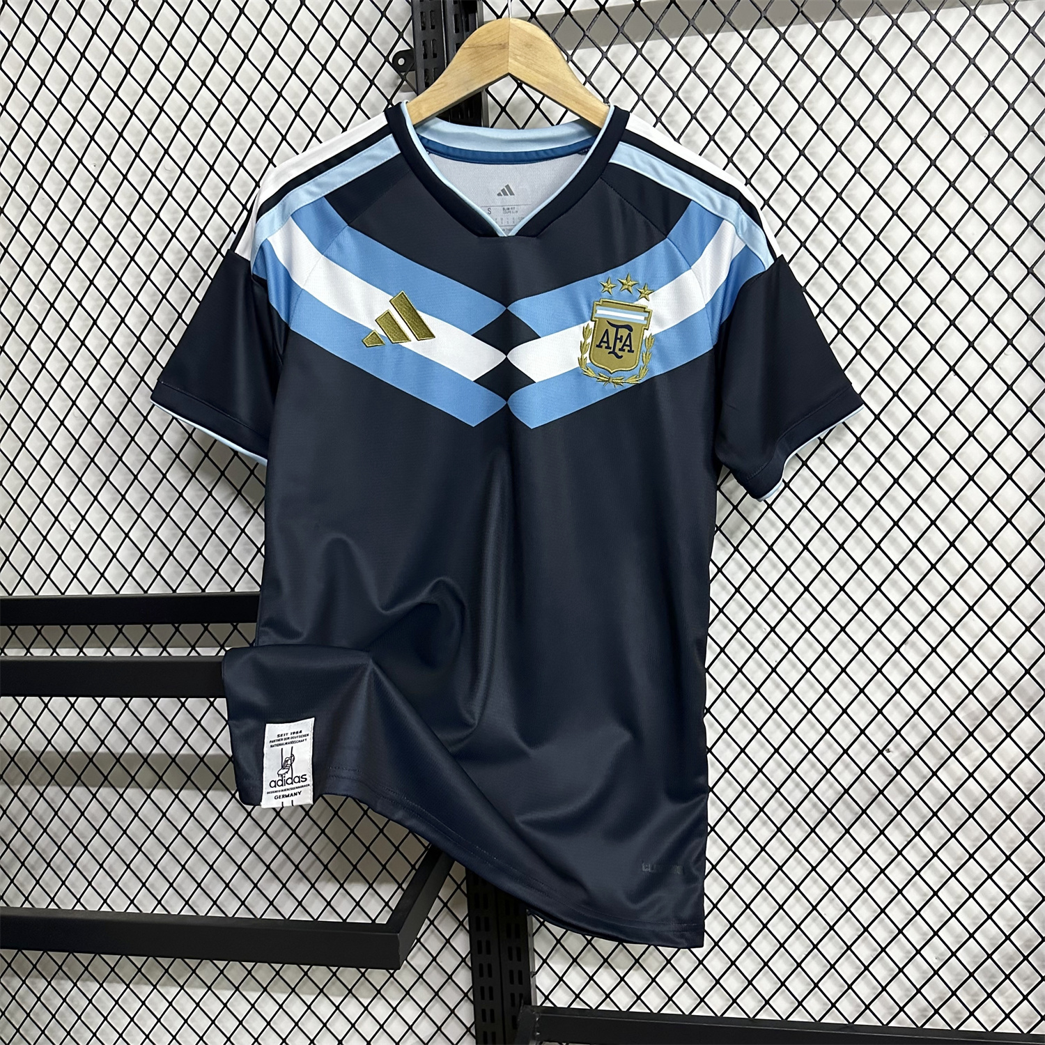 AlphaJersey-Argentina 2026 Blue Shoulder Stripes Special Jersey - Fans Version
