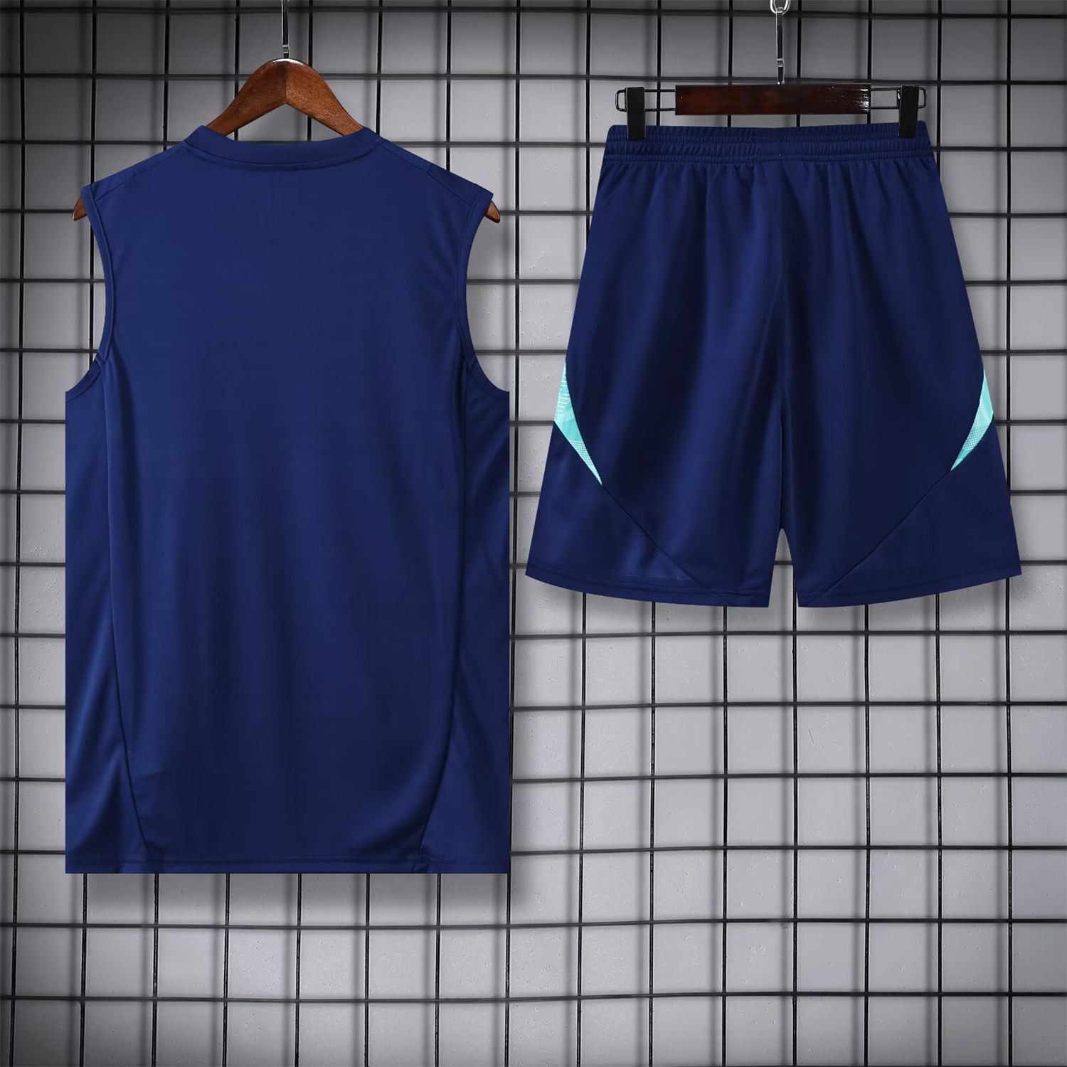 AlphaJersey-Flamengo 25-26 Vest Training Set - Royal Blue With Royal Blue