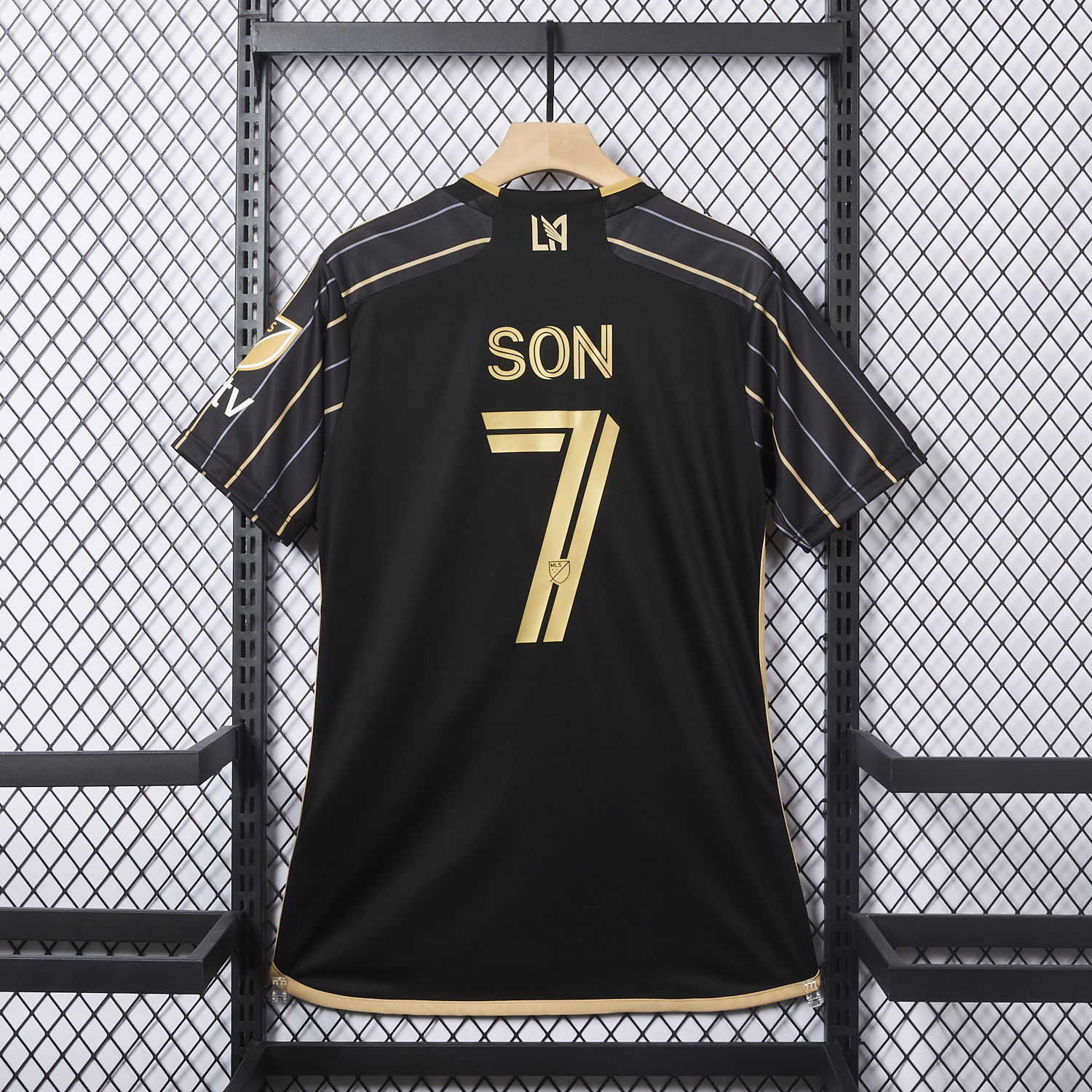 AlphaJersey-Los Angeles FC 25-26 Home Black Jersey - Fans Version