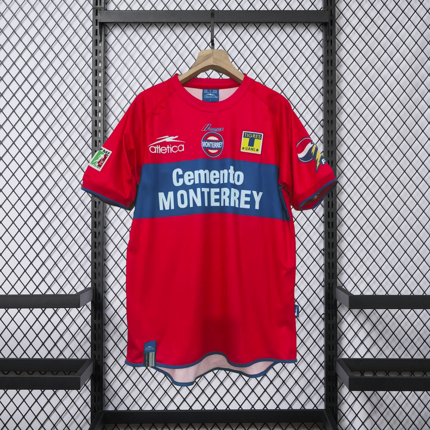 AlphaJersey-Retro Tigres UANL 2002-03 Away Red Jersey