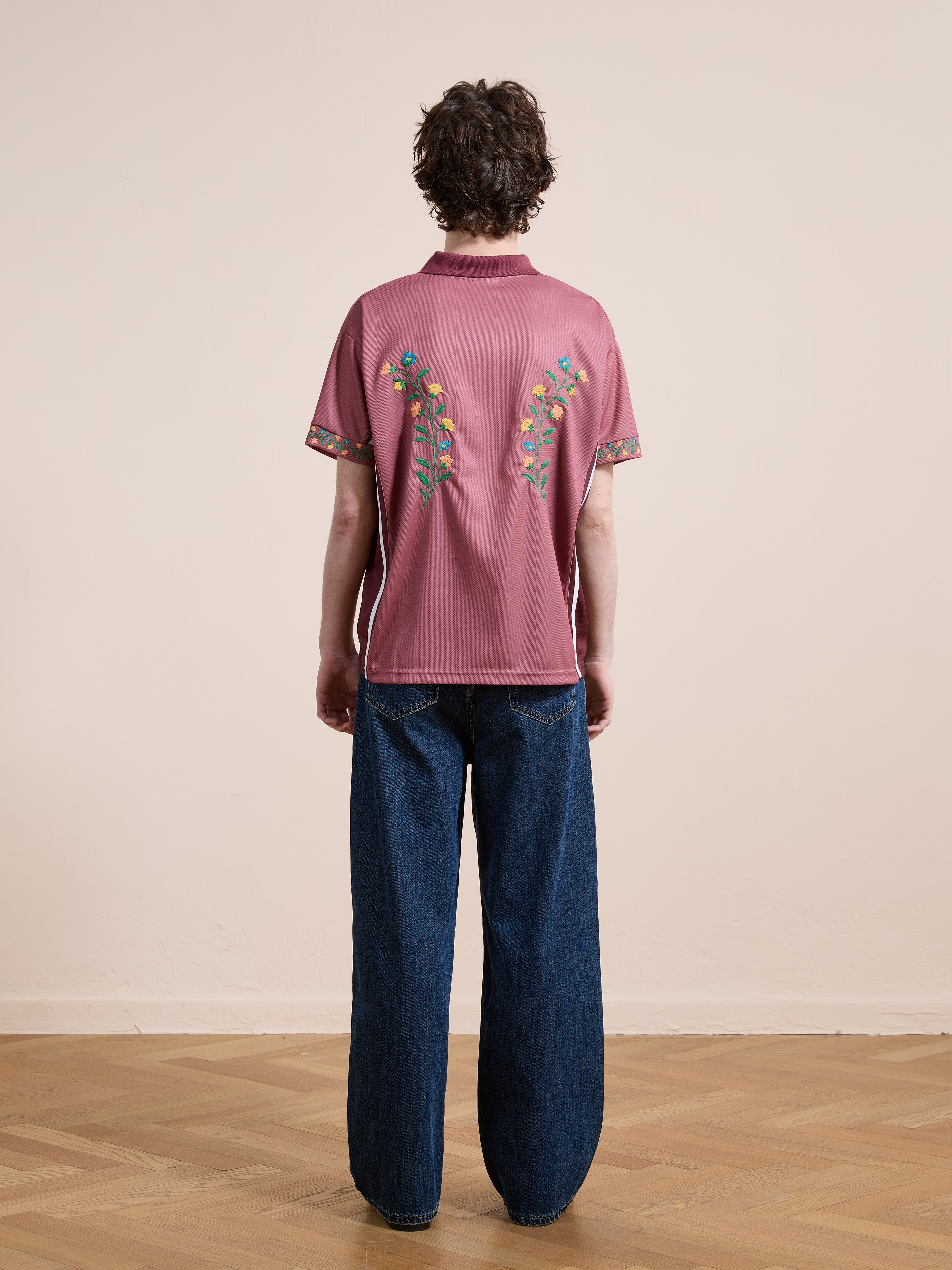 Floral Polo Jersey | Modern Menswear by yycbvcnbmmnbm