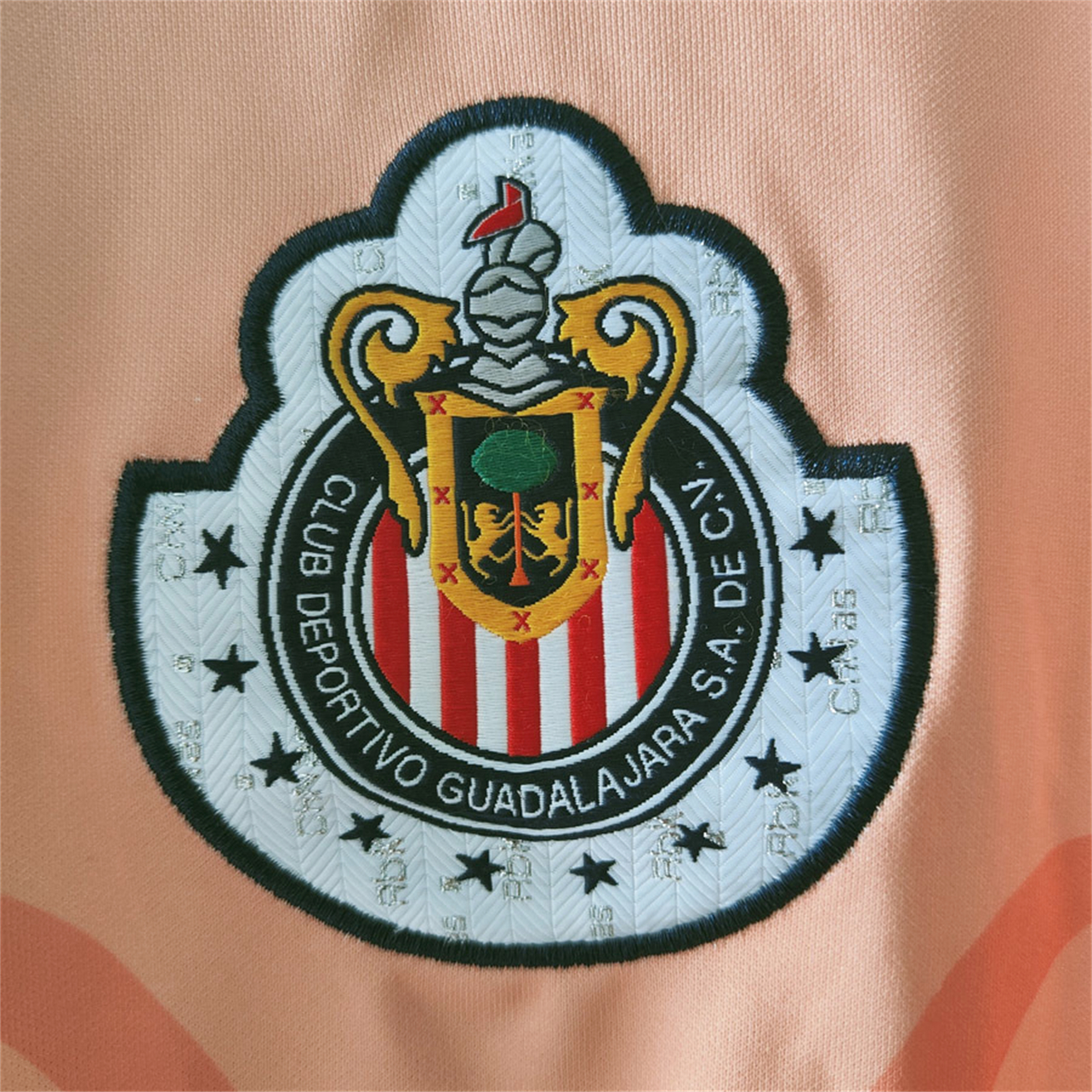 AlphaJersey-Retro Chivas de Guadalajara 2006-07 Pink Goalkeeper Long Sleeves Jersey