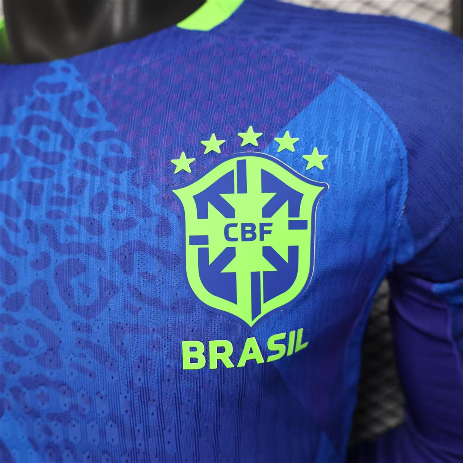 AlphaJersey-Brazil 2025 Women's Team Away Long Sleeves Jersey - Men's Player Version